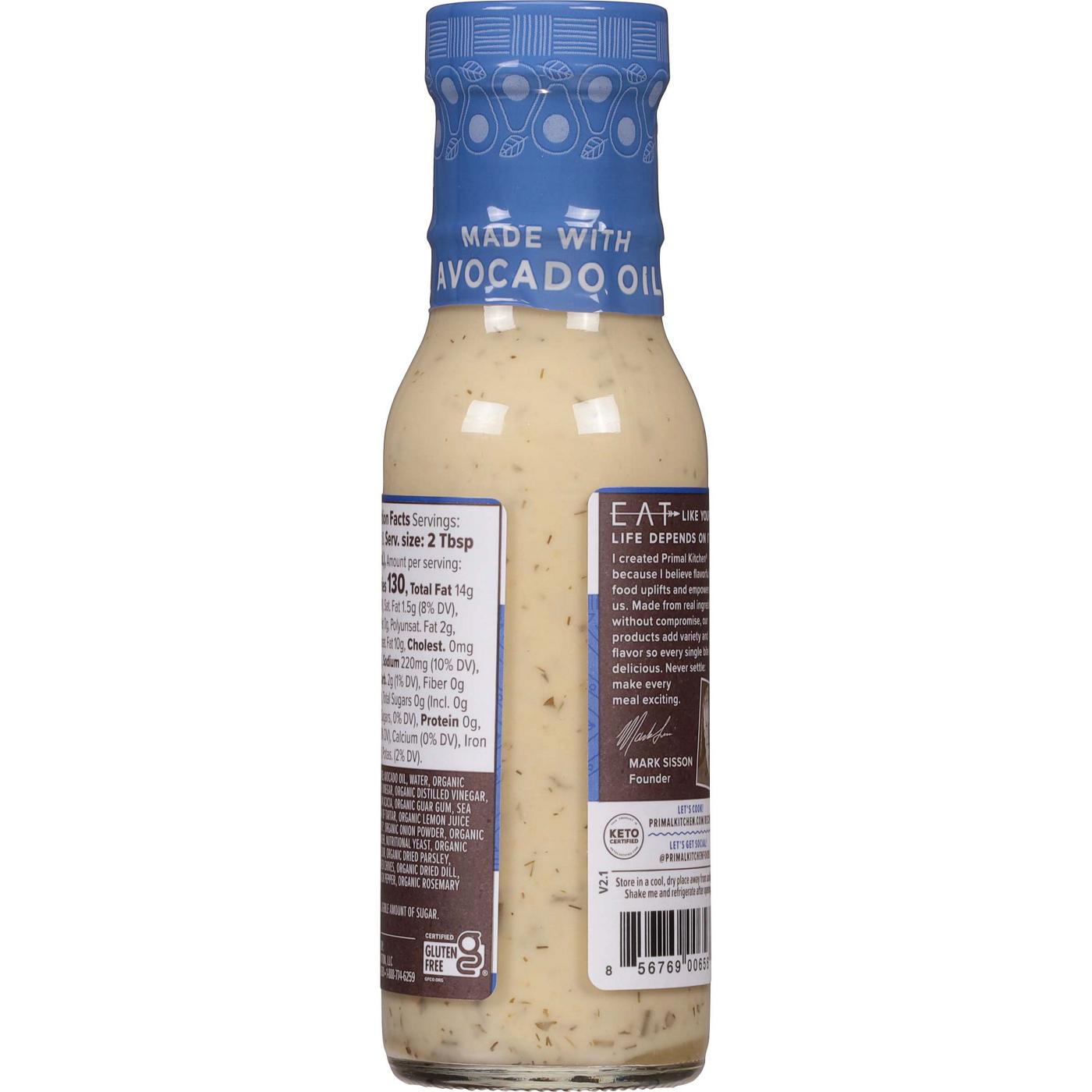 Primal Kitchen Ranch Dressing & Marinade; image 4 of 6