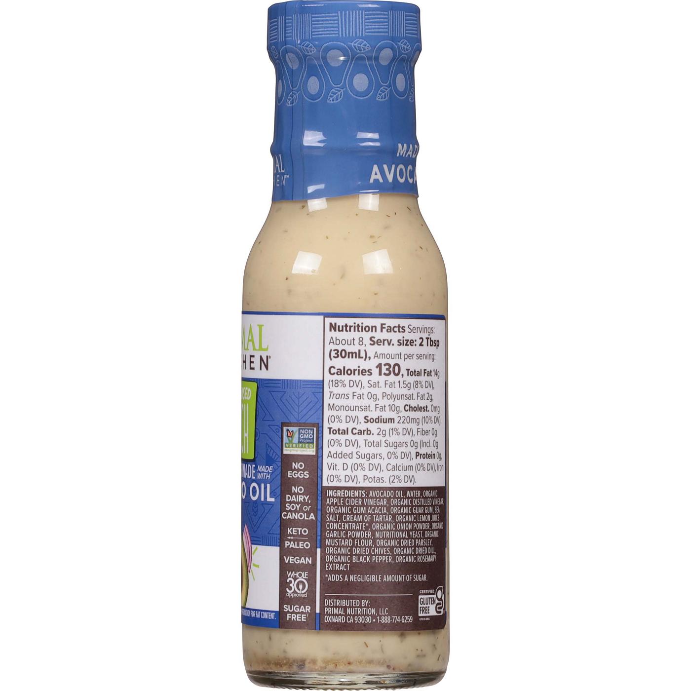 Primal Kitchen Ranch Dressing & Marinade; image 6 of 6