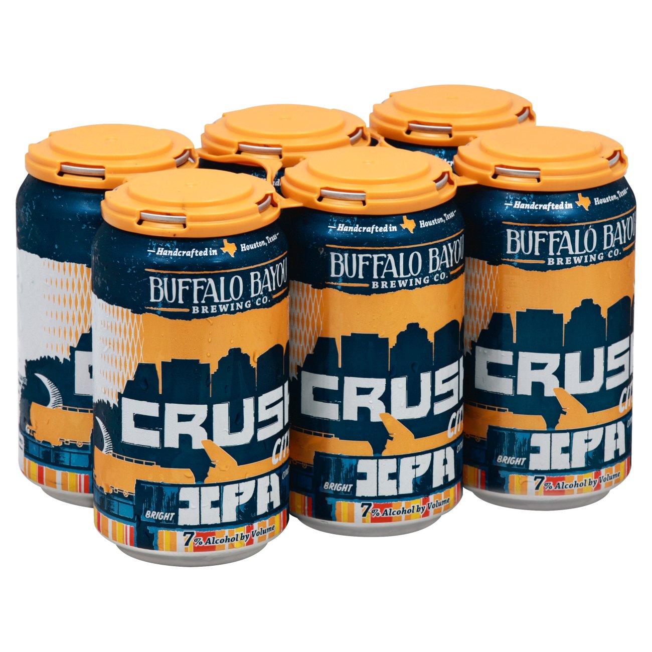 Buffalo Bayou Brewing Crush City IPA Beer 12 oz Cans Shop Beer at HEB