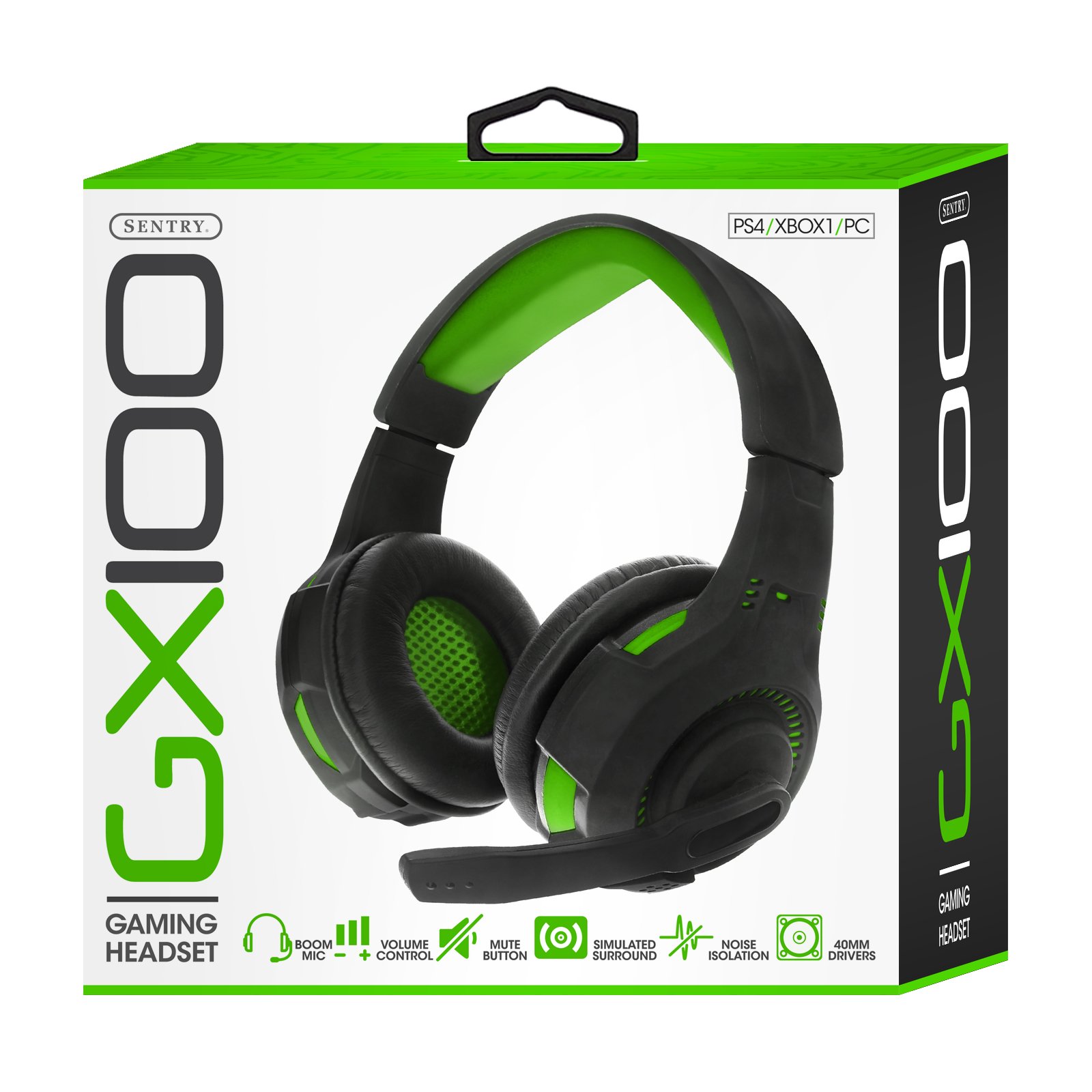 Green headset with discount mic