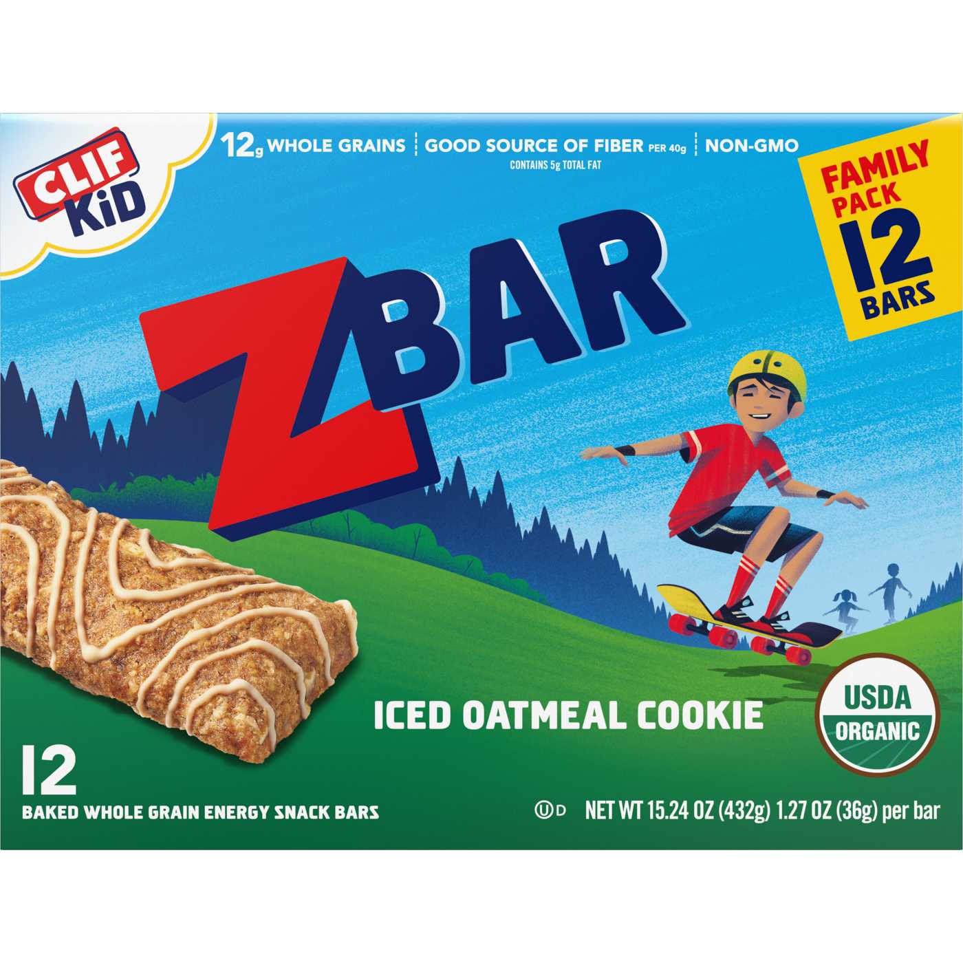 Clif ZBar Energy Snack Bars - Iced Oatmeal Cookie; image 8 of 9