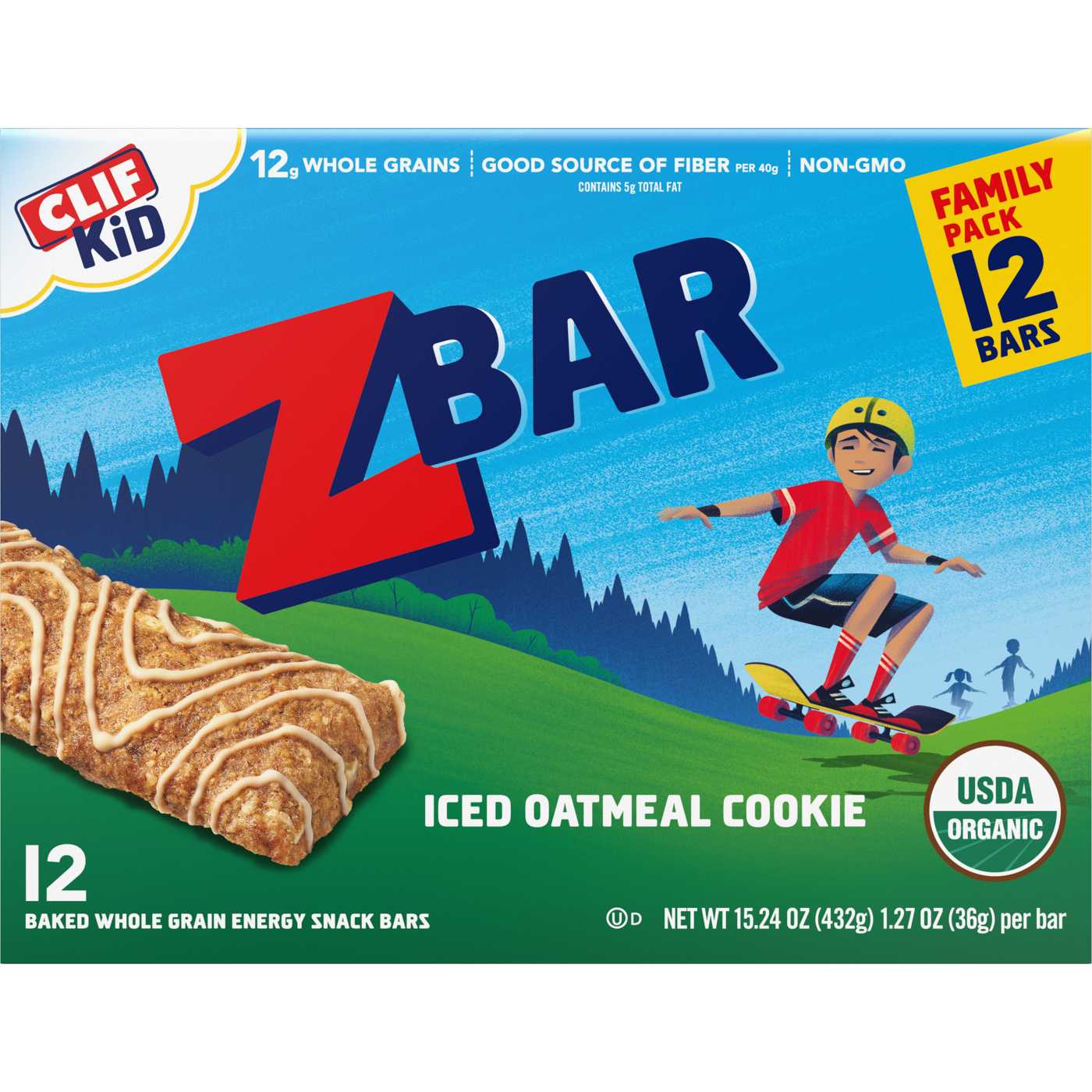 Clif Kid ZBar Energy Snack Bars - Iced Oatmeal Cookie; image 8 of 9