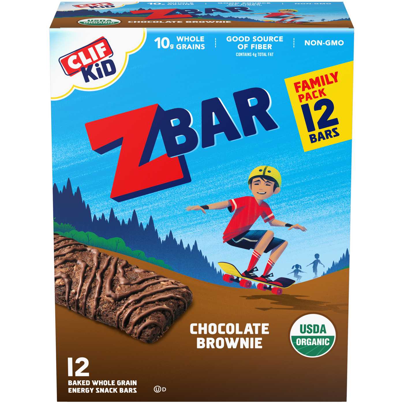 Clif Kid ZBar Energy Snack Bars - Chocolate Brownie; image 1 of 9