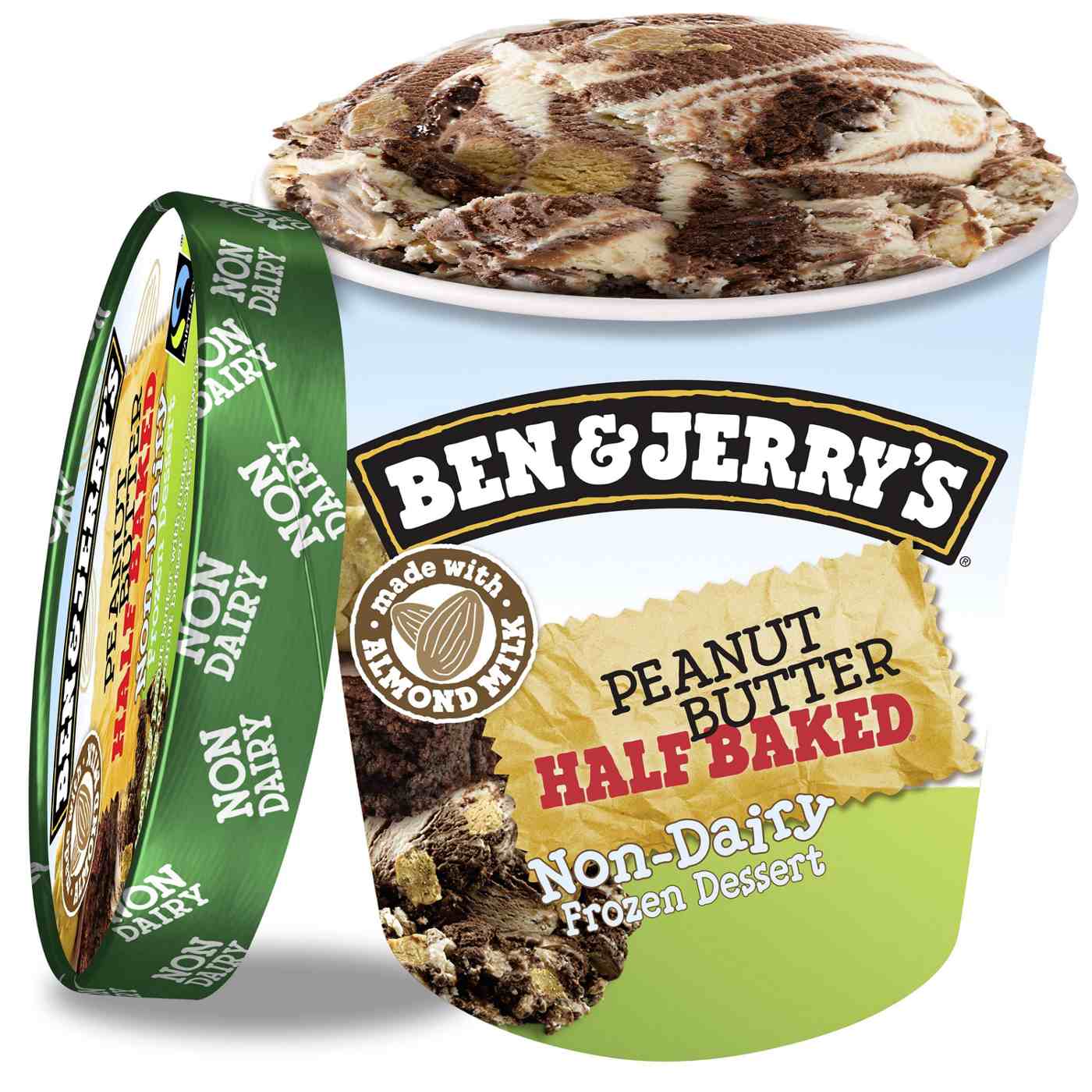 Ben & Jerry's NonDairy Peanut Butter Half Baked Frozen Dessert Shop