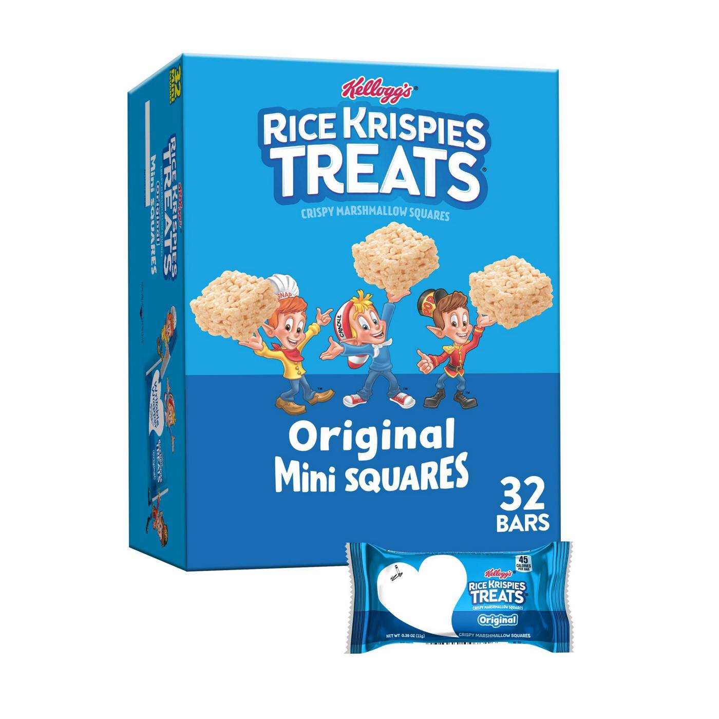 Rice Krispies Treats Original Mini Marshmallow Snack Bars - Shop Granola &  Snack Bars at H-E-B