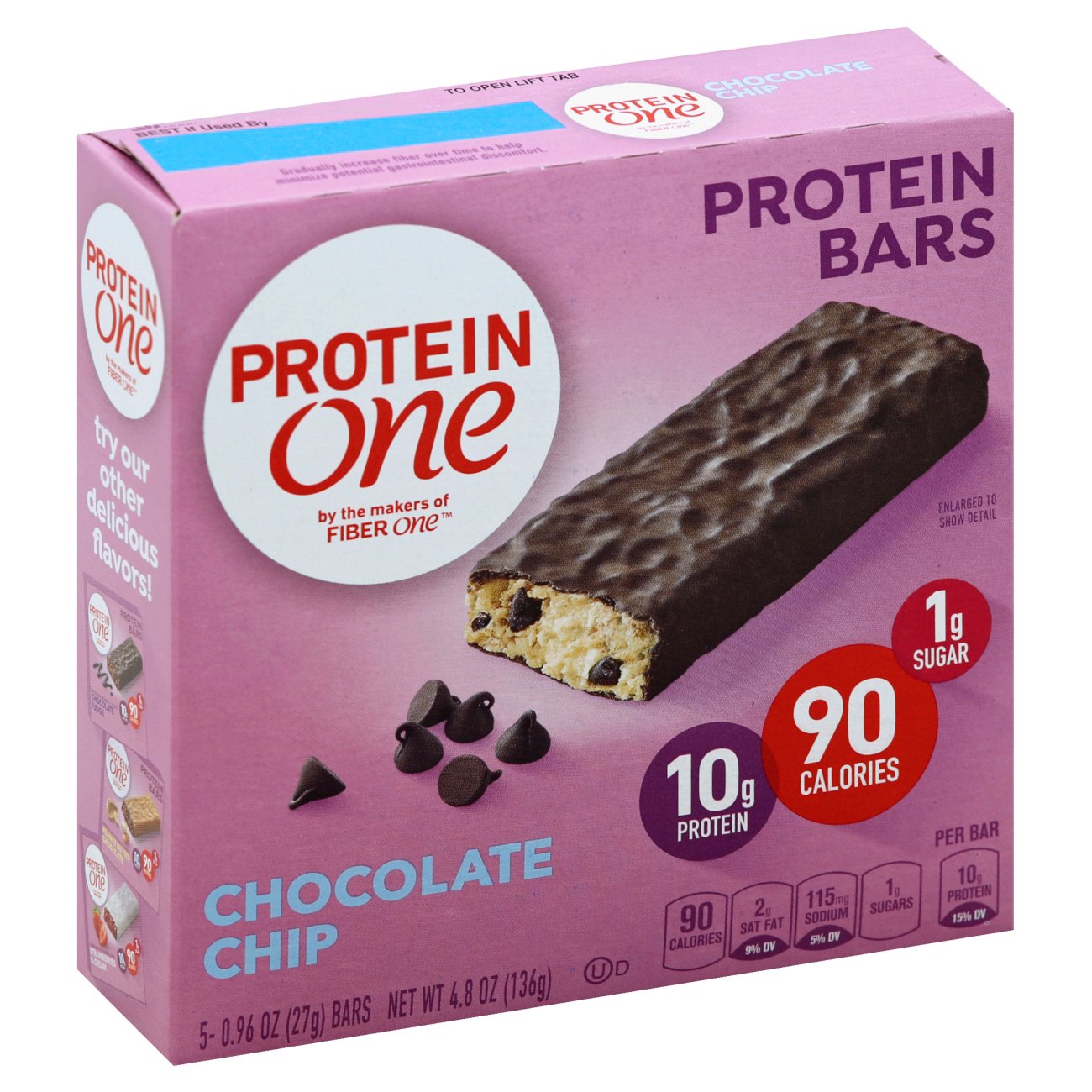Protein One Chocolate Chip Bars Shop Granola & Snack Bars at HEB
