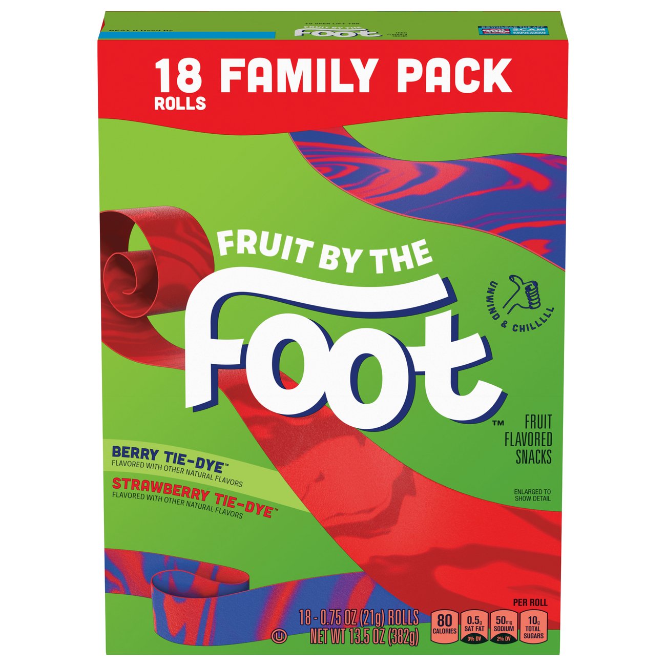 Fruit Roll-Ups Fruit by the Foot Gushers Snacks Variety Pack, 16