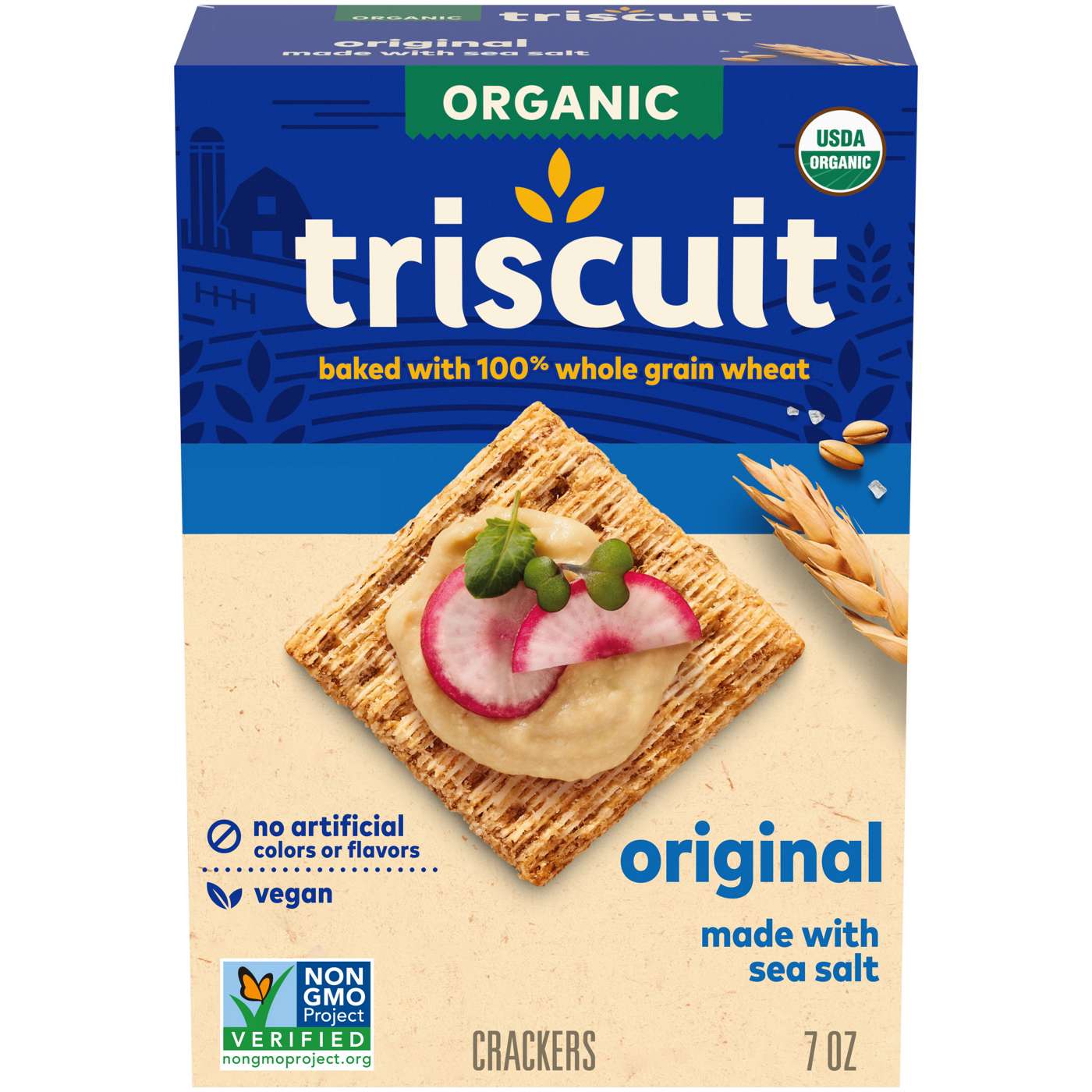 Triscuit Organic Original Whole Grain Wheat Crackers; image 1 of 10