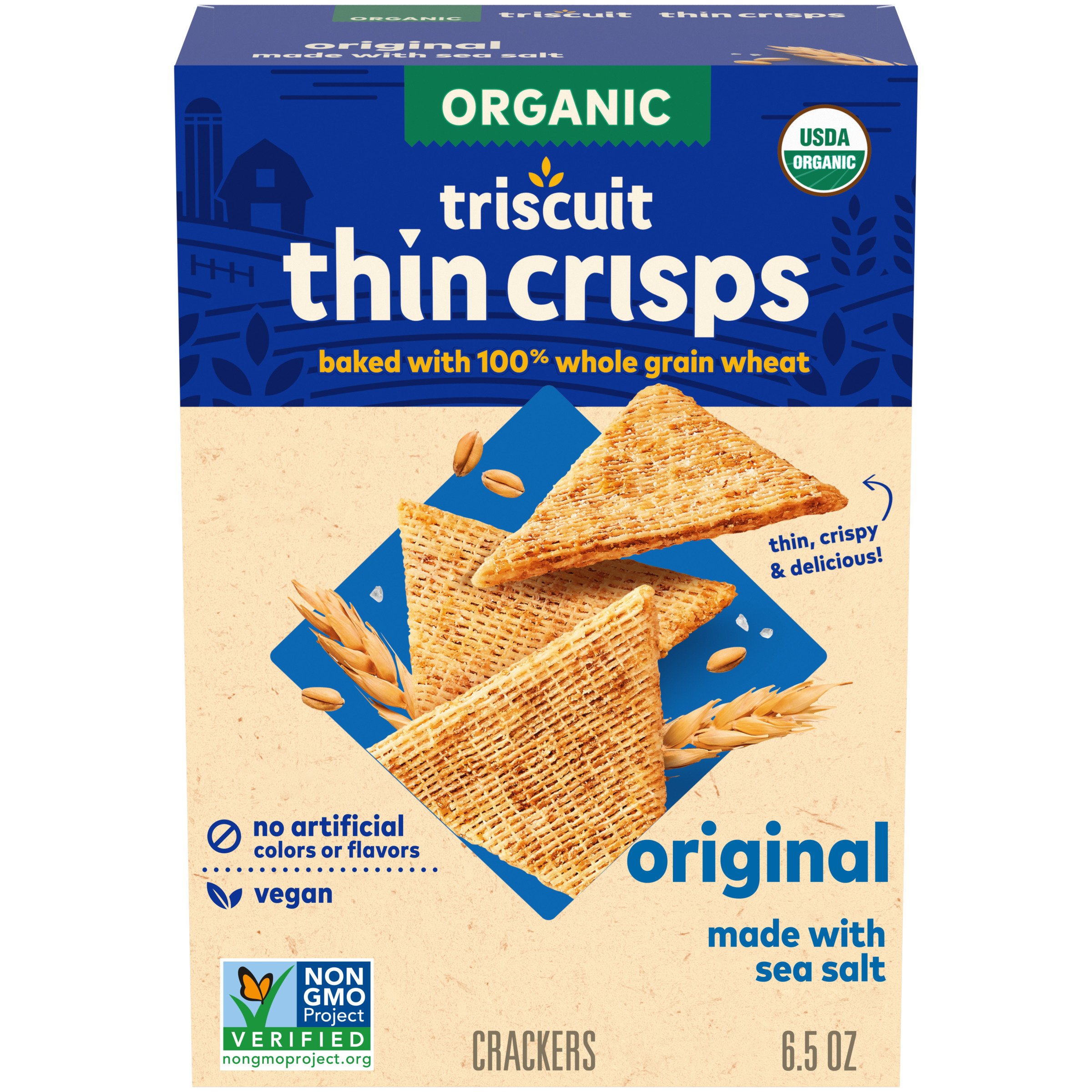 Nabisco Organic Triscuit Thin Crisps Original Crackers Shop Crackers