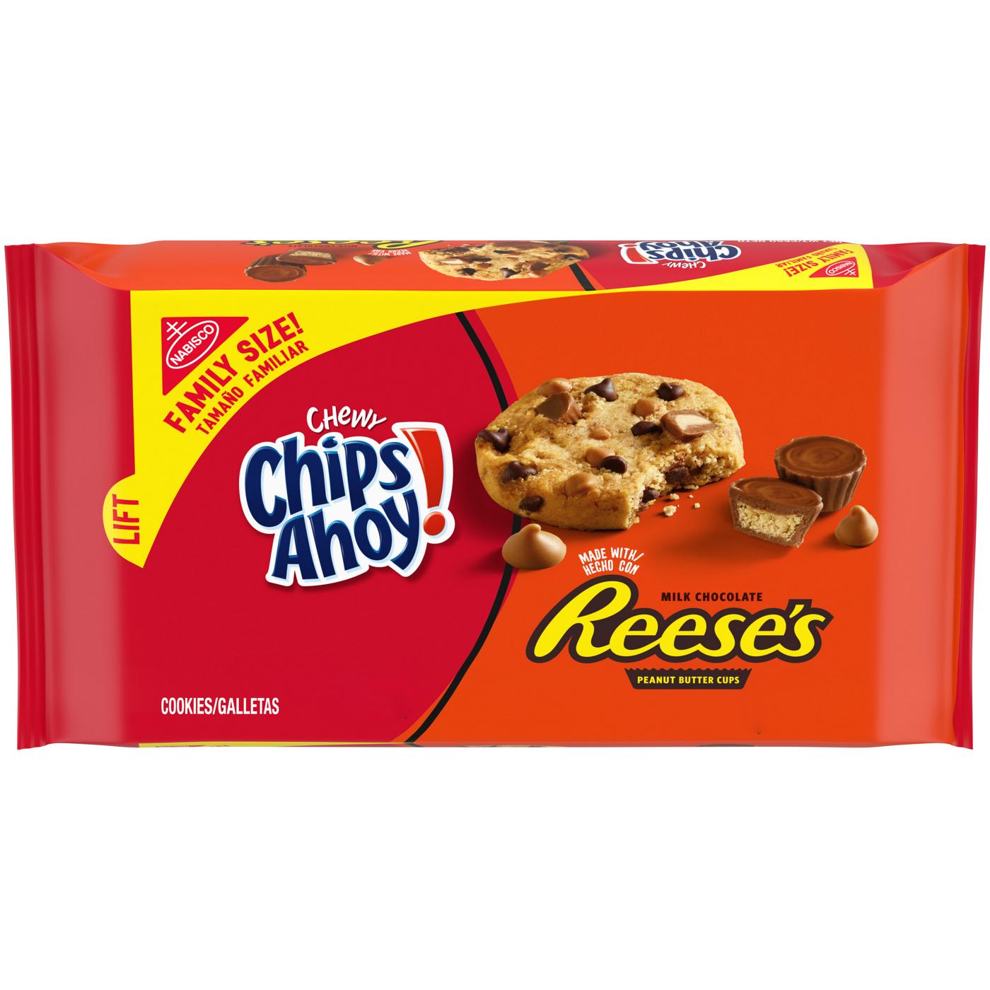 Chips Ahoy! Chewy Reese’s Peanut Butter Cup Cookies; image 1 of 7