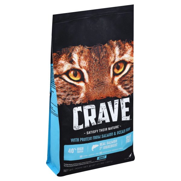 Crave Salmon & Oceanfish Adult Dry Cat Food - Shop Food at H-E-B