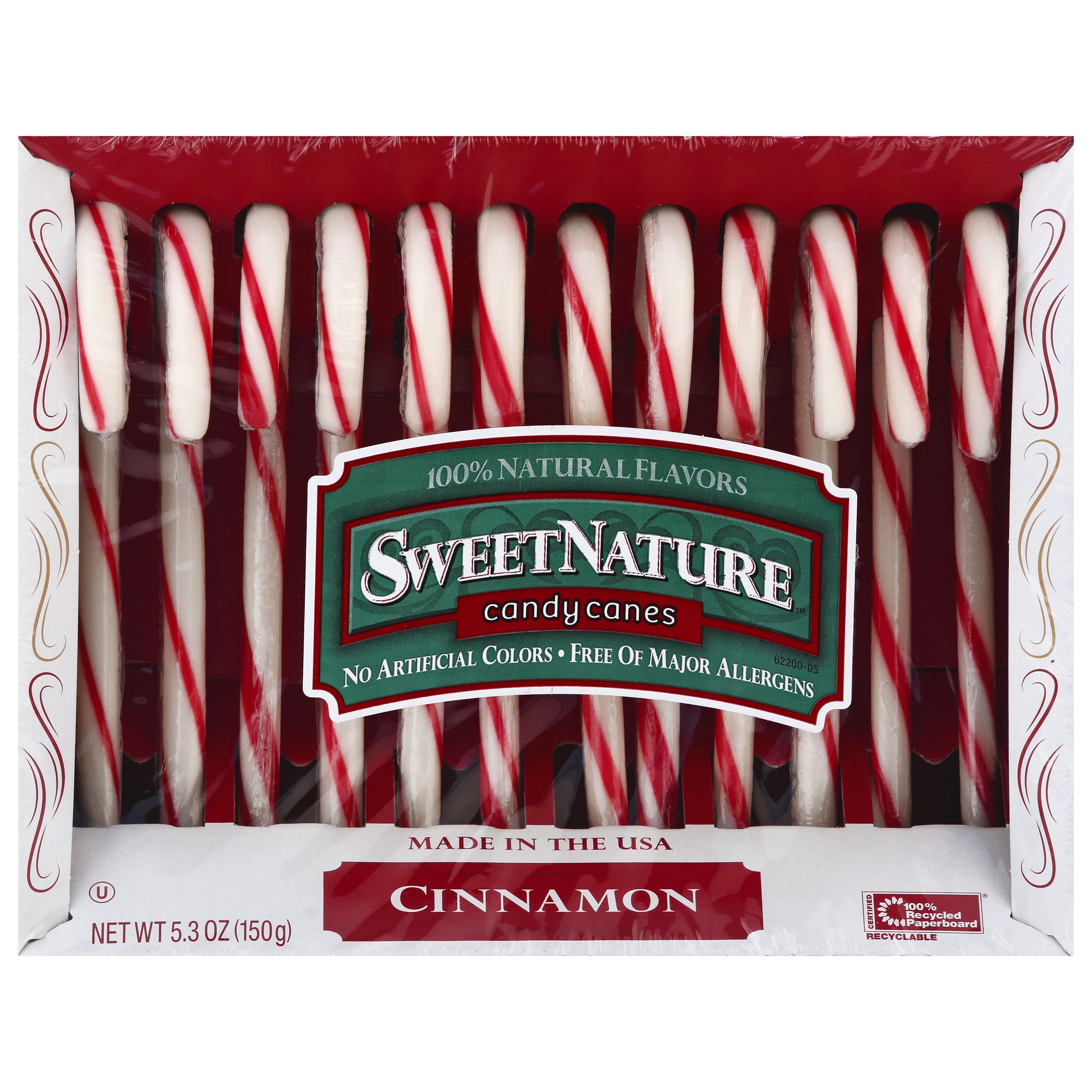 Sweet Nature Cinnamon Flavor Candy Canes Shop Candy at HEB