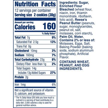 Pillsbury Ready to Bake Cookie Dough - Reese's Peanut Butter Cookie, 24 ct