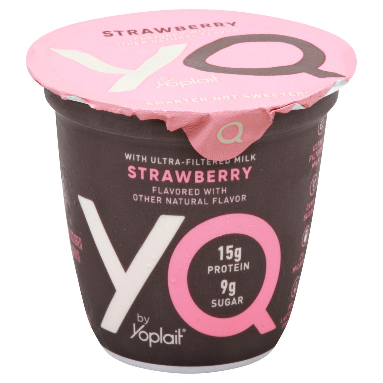 Yoplait YQ Ultra-Filtered Milk Strawberry Yogurt - Shop Yogurt at H-E-B