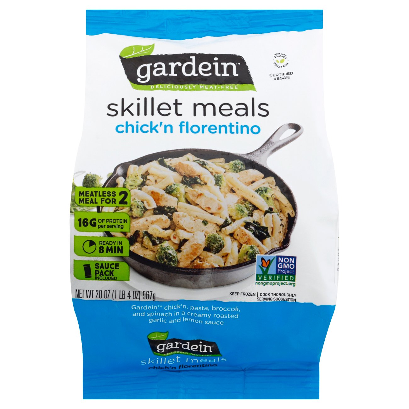 Gardein Skillet Meals Chick'n Florentino Shop Meat Alternatives at HEB
