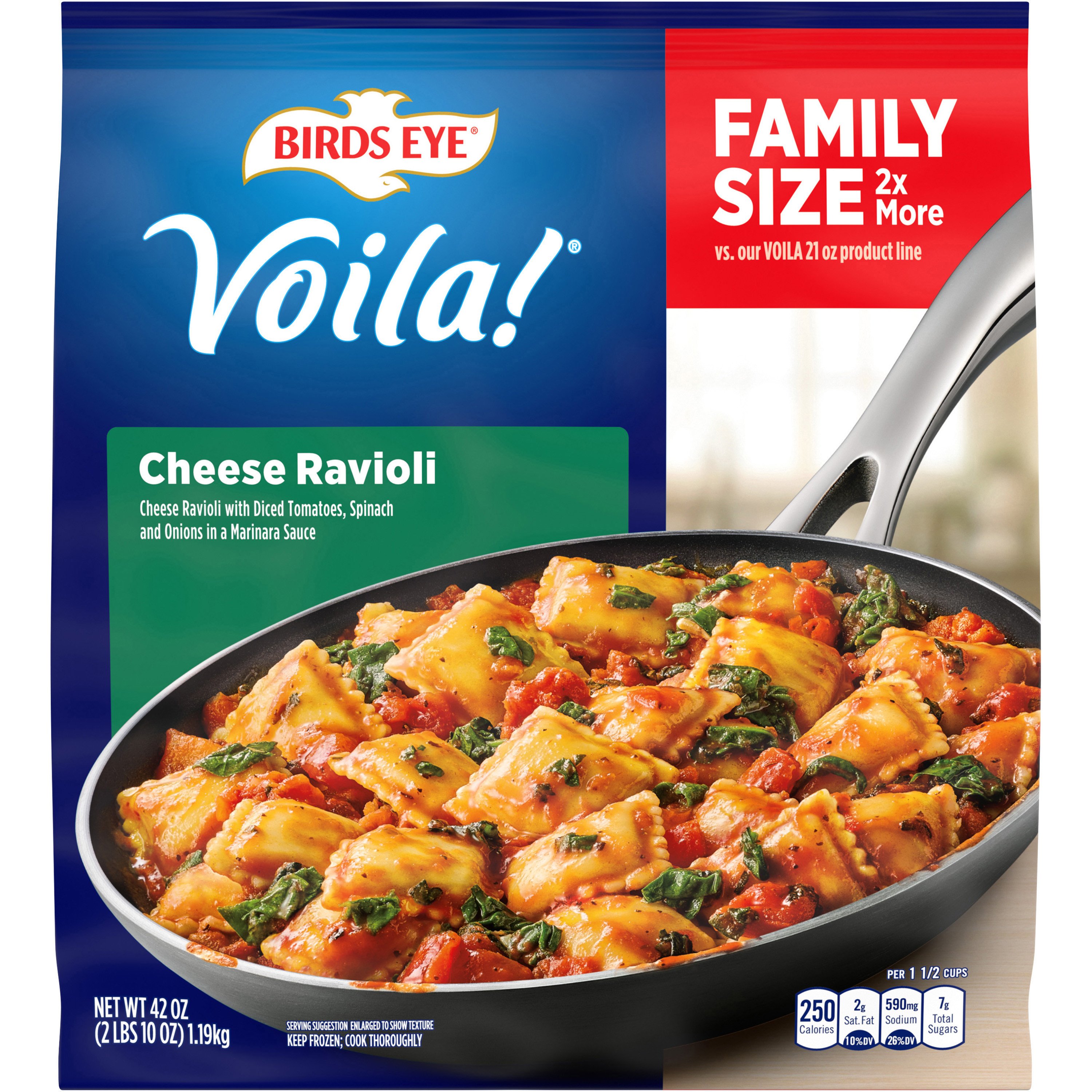 Birds Eye Voila! Cheese Ravioli Skillet Meals - Family Size - Shop ...