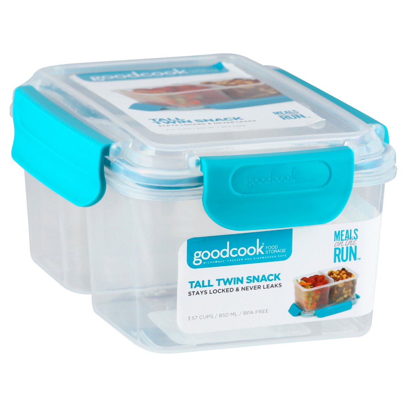 Good Cook Good Cook Tall Split Snack Container Shop Food Storage at HEB