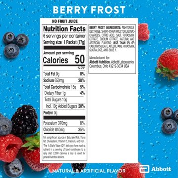 Pedialyte AdvancedCare Plus Electrolyte Powder for Kids & Adults - Berry Frost, 6 ct