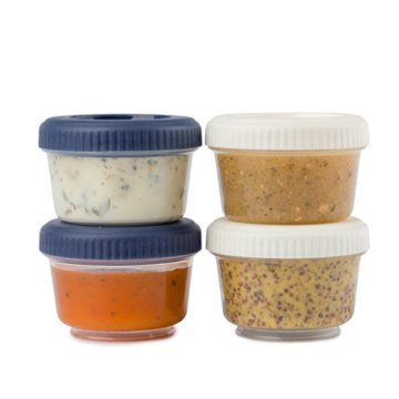 Progressive SnapLock Dressing To Go Containers, 4 pk
