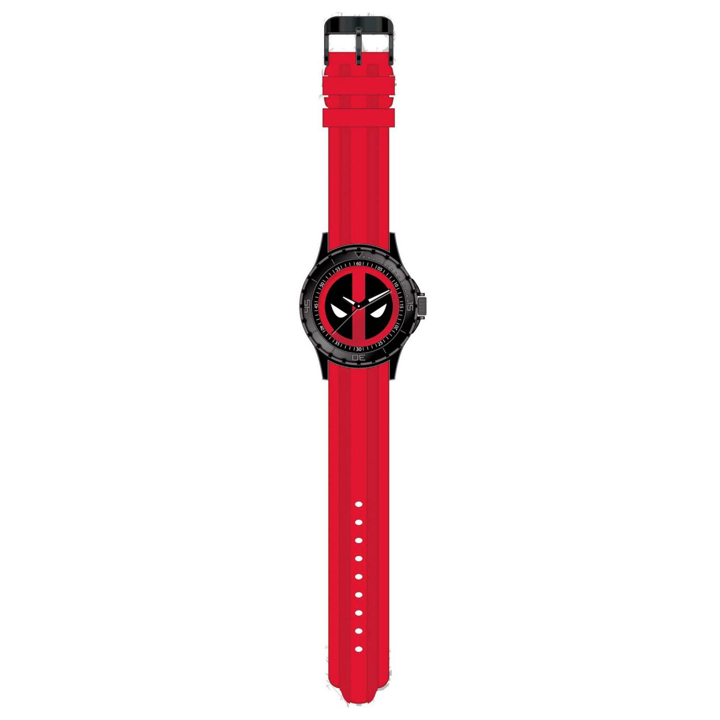 Marvel Deadpool Red Silicone Watch; image 1 of 2