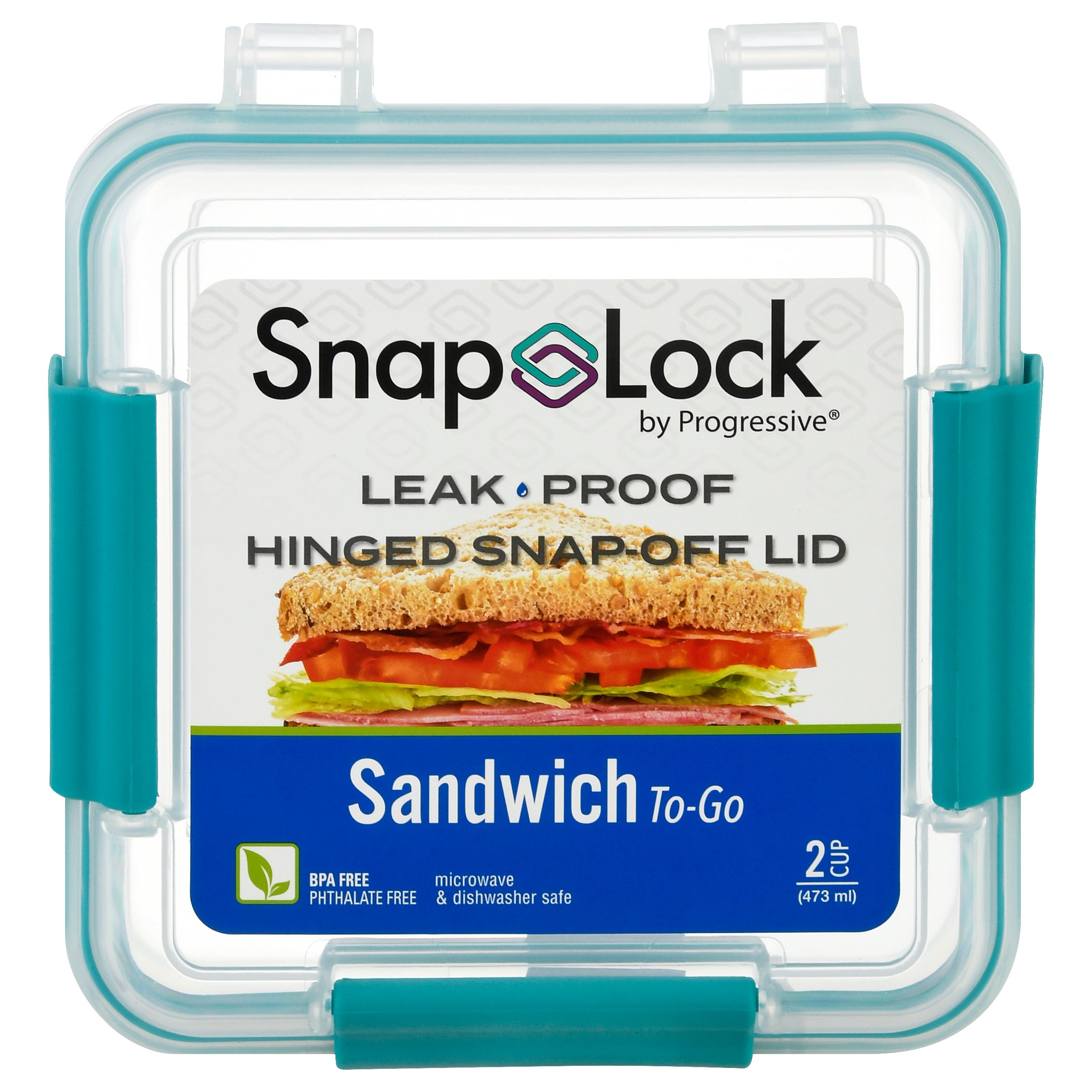 Progressive Snaplock Sandwich To-Go - Reading China & Glass