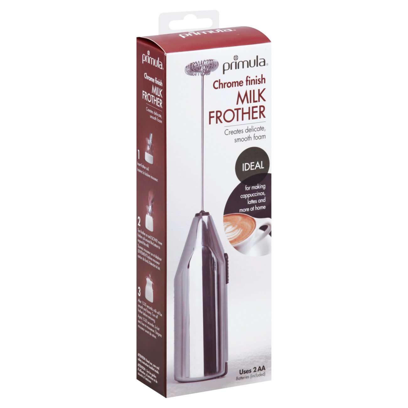 plug SPON W5o dine Primula Milk Frother Foamer Lattes, Cappuccino  741393141214
