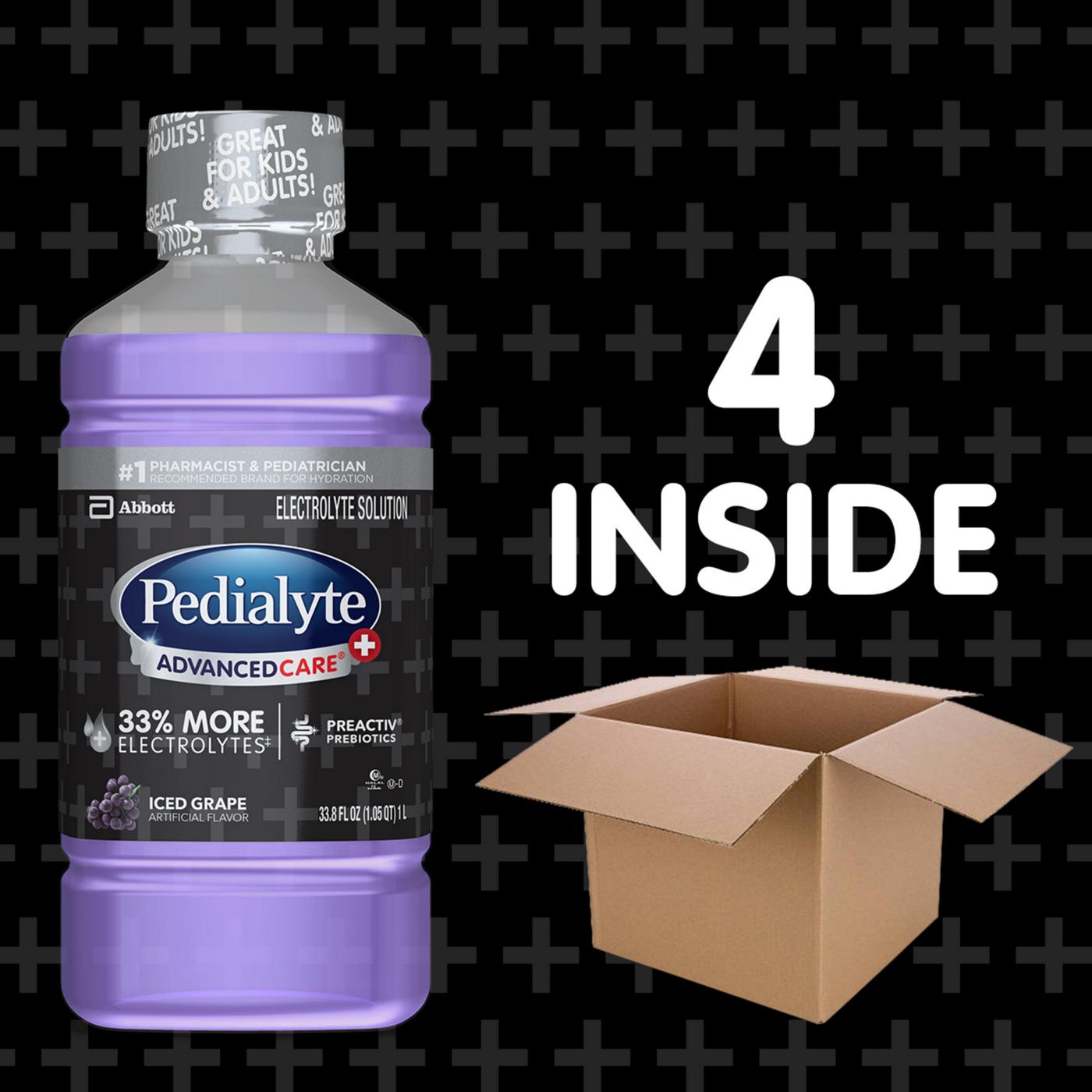 Pedialyte AdvancedCare Plus Electrolyte Solution - Iced Grape; image 5 of 8