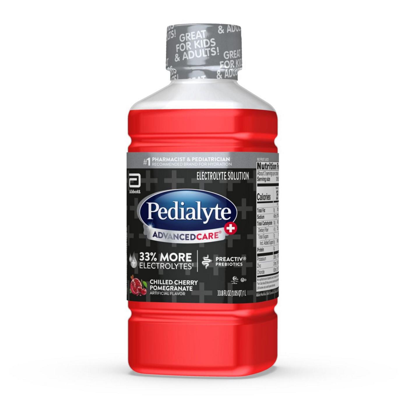 Pedialyte AdvancedCare Plus Electrolyte Solution - Chilled Cherry Pomegranate; image 3 of 7