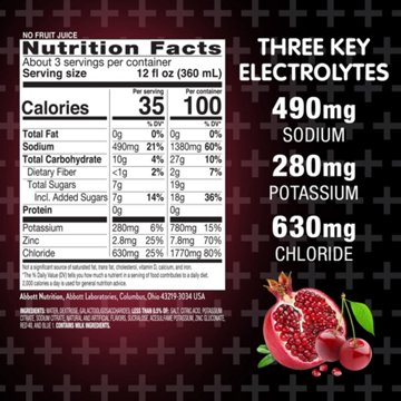 Pedialyte AdvancedCare Plus Electrolyte Solution - Chilled Cherry Pomegranate, 33.8 oz