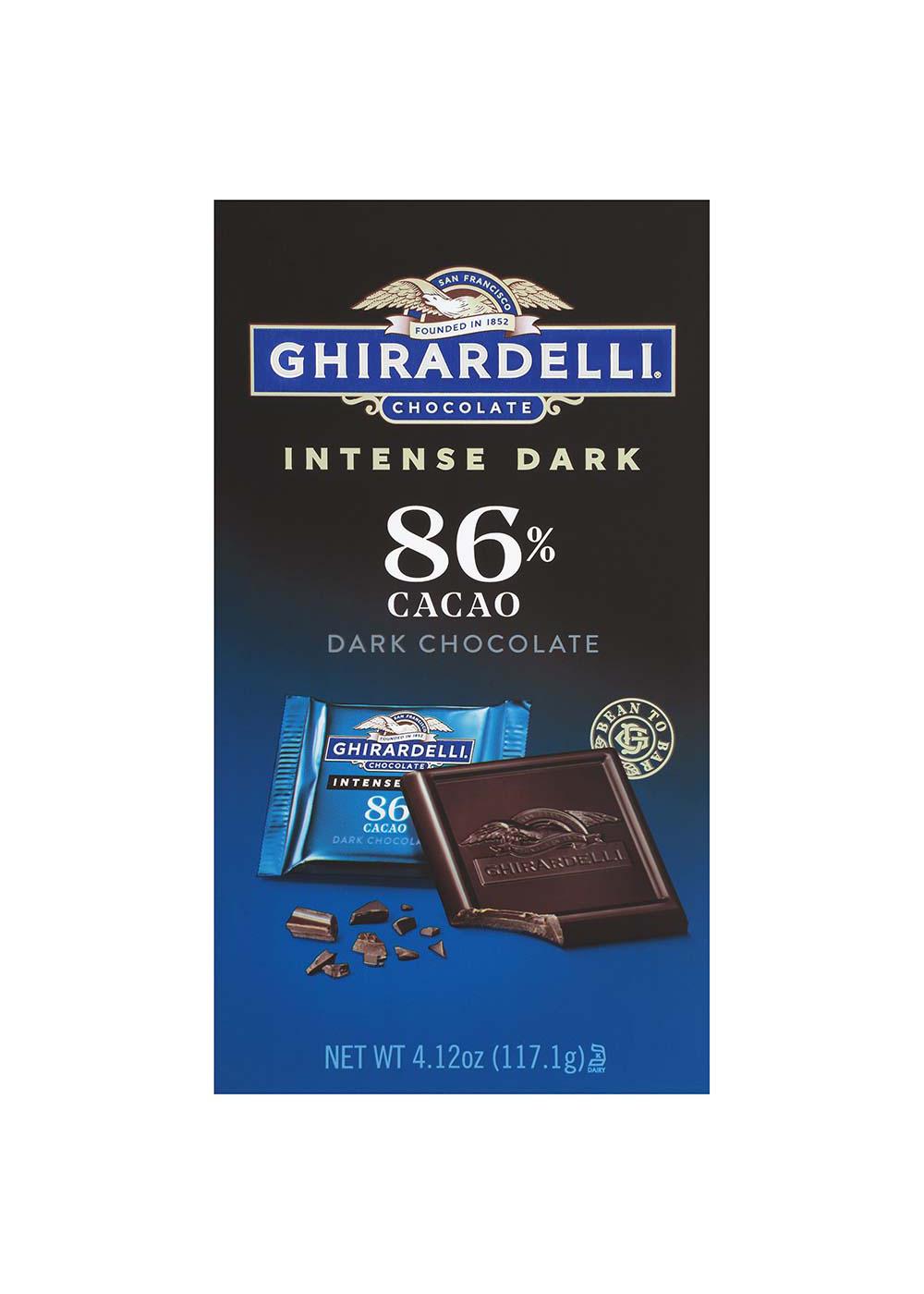 Ghirardelli Intense Dark 86% Cacao Chocolate Squares; image 1 of 3