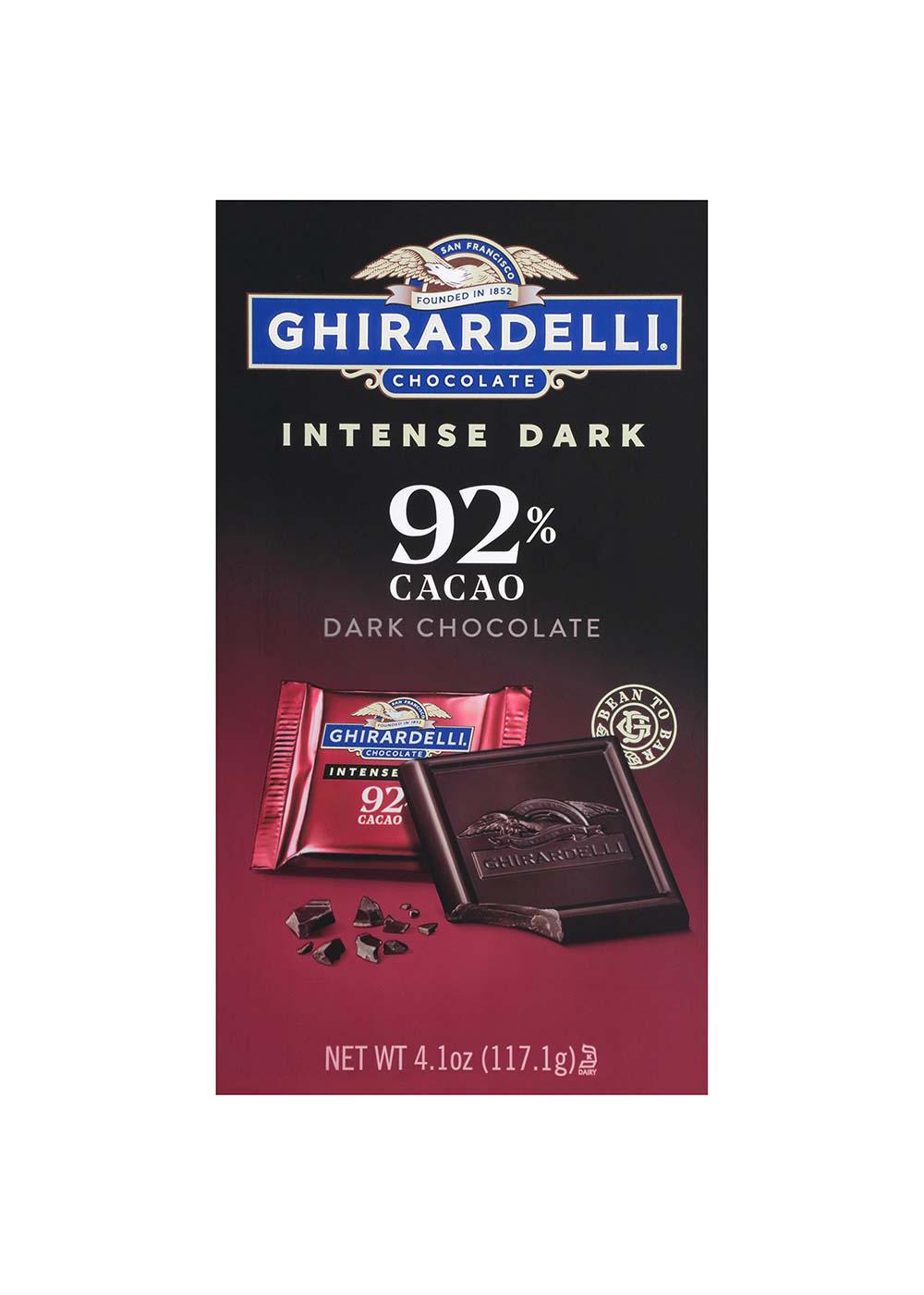 Ghirardelli Intense Dark 92% Cacao Chocolate Squares; image 1 of 4