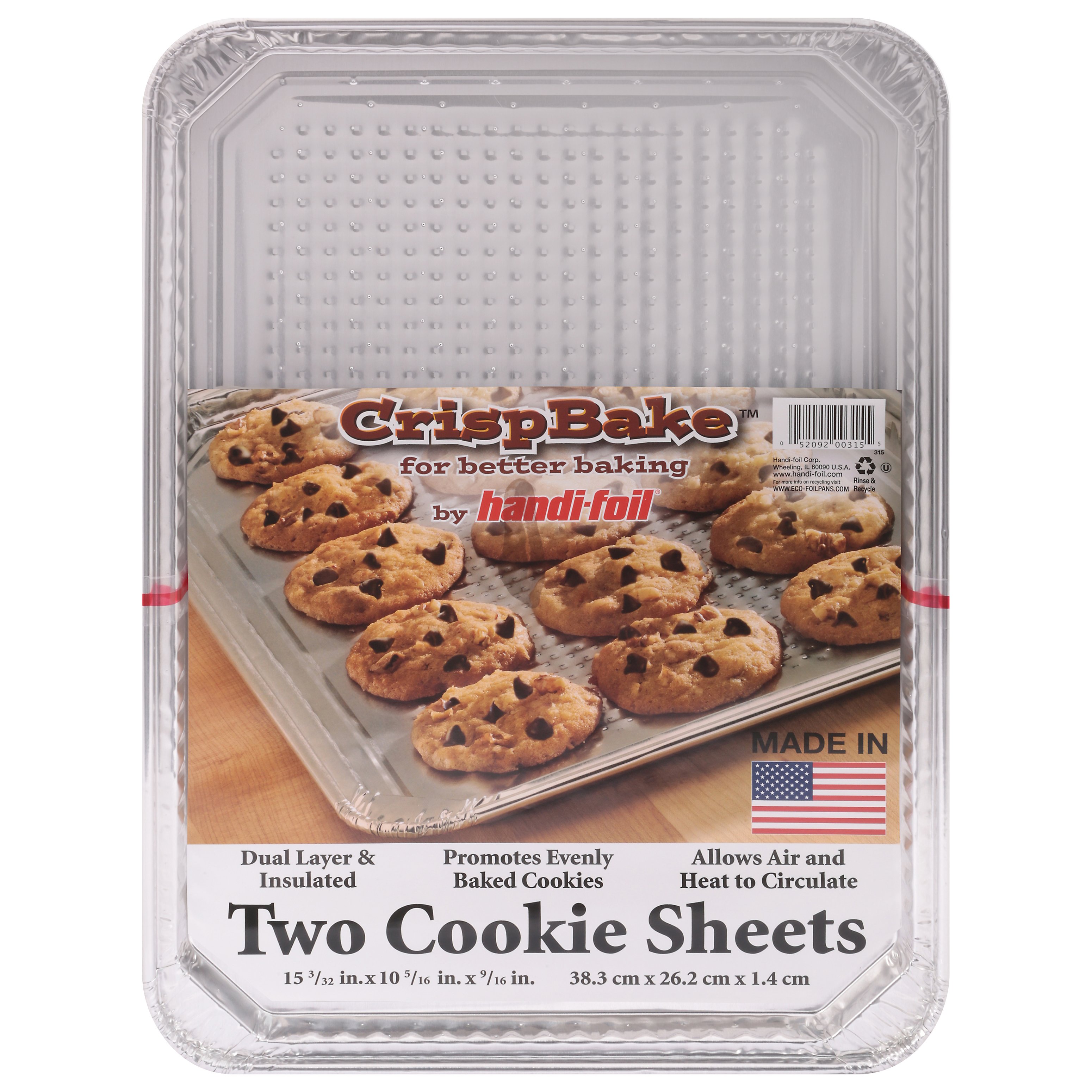 HandiFoil CrispBake Cookie Sheets Shop Disposable Kitchenware at HEB