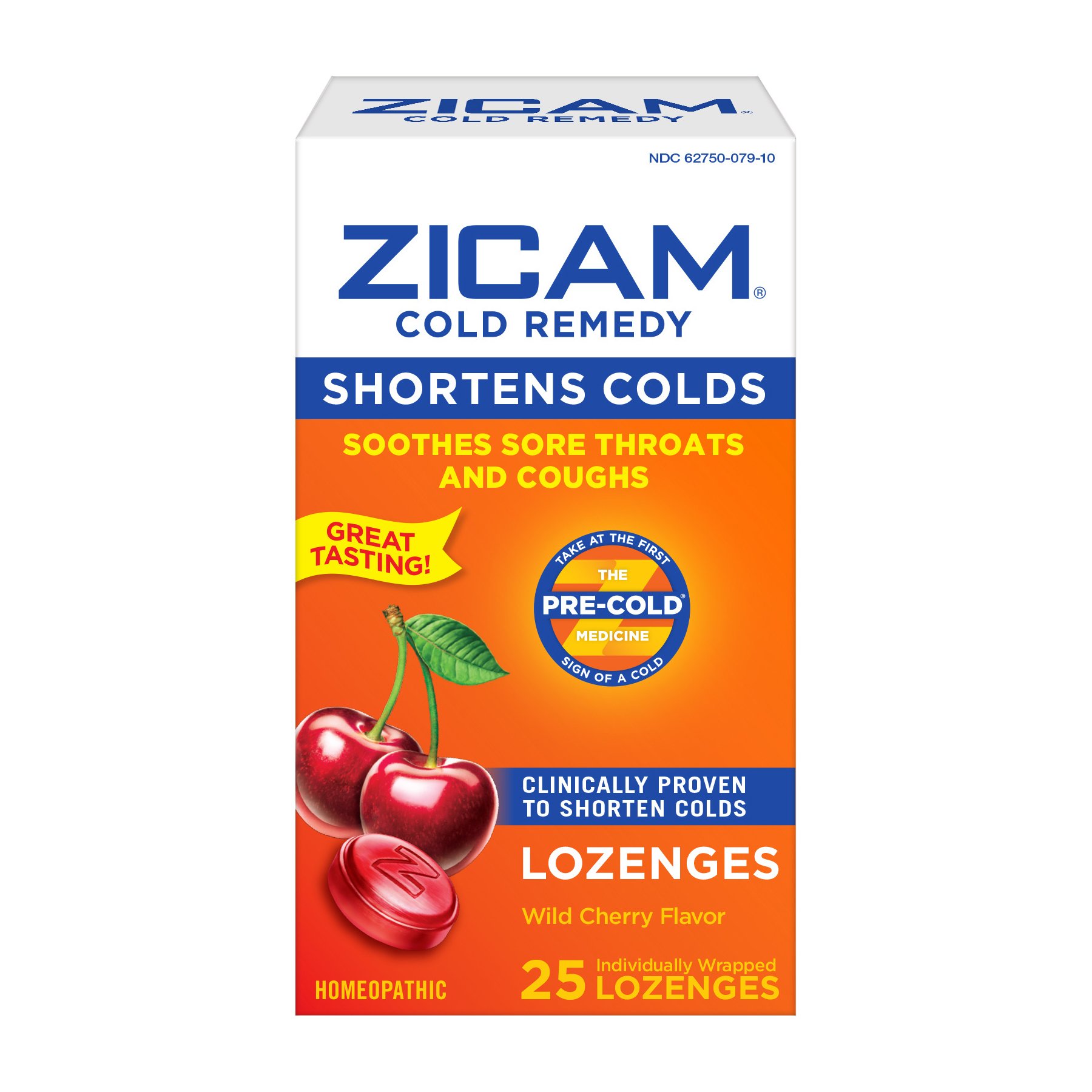 Zicam Cold Remedy Lozenges - Wild Cherry, 25 ct