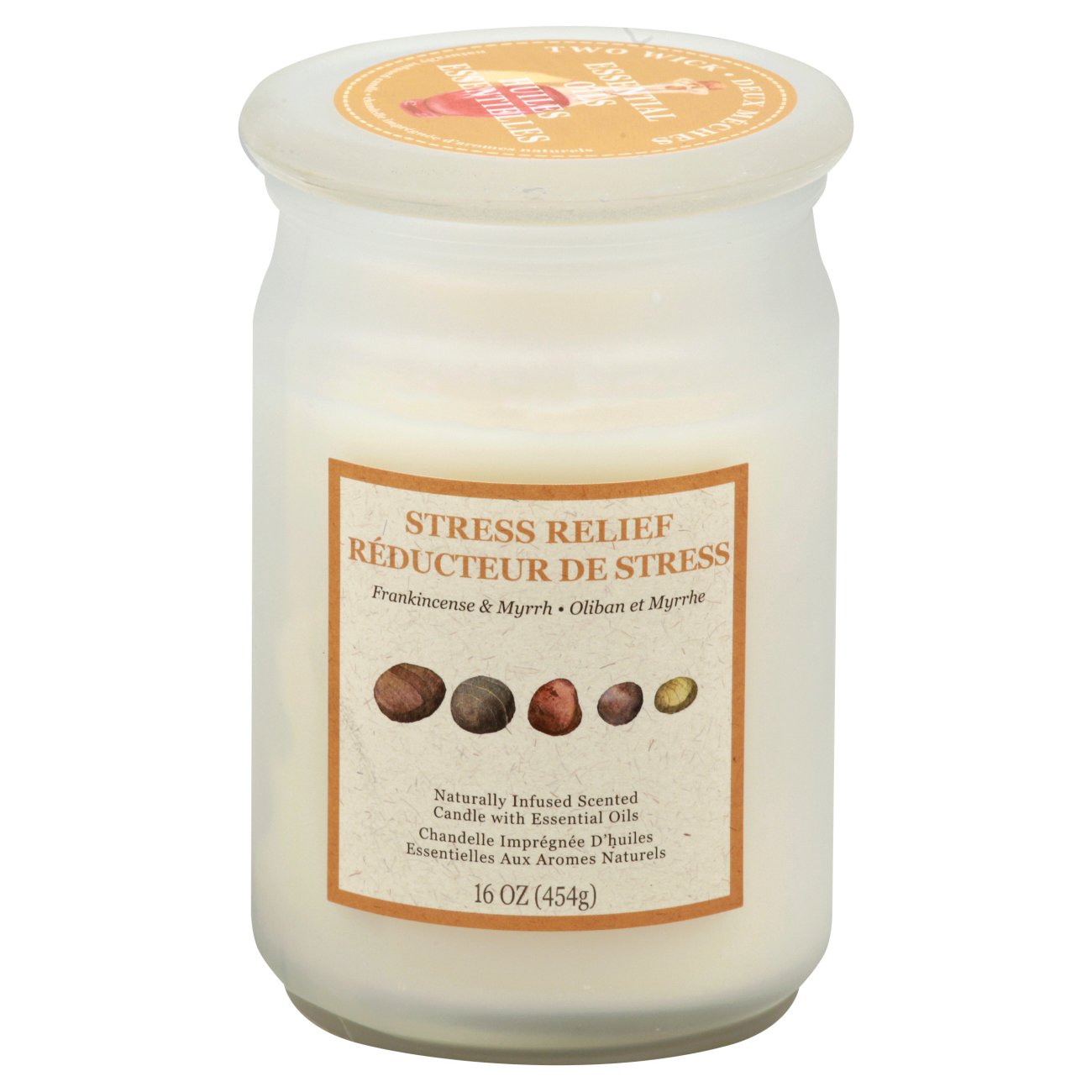 Star Candle Frankincense & Myrrh Scented Stress Relief Candle - Shop Candles  at H-E-B