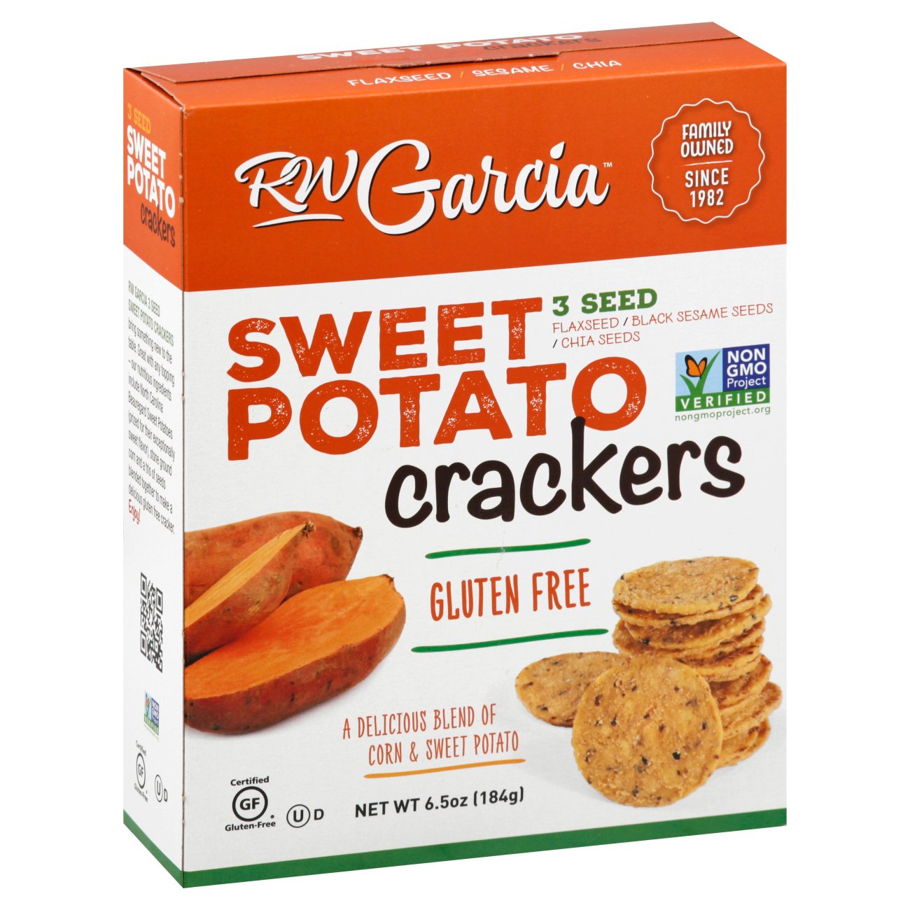 RW Garcia 3 Seed Sweet Potato Crackers - Shop Crackers & Breadsticks at ...