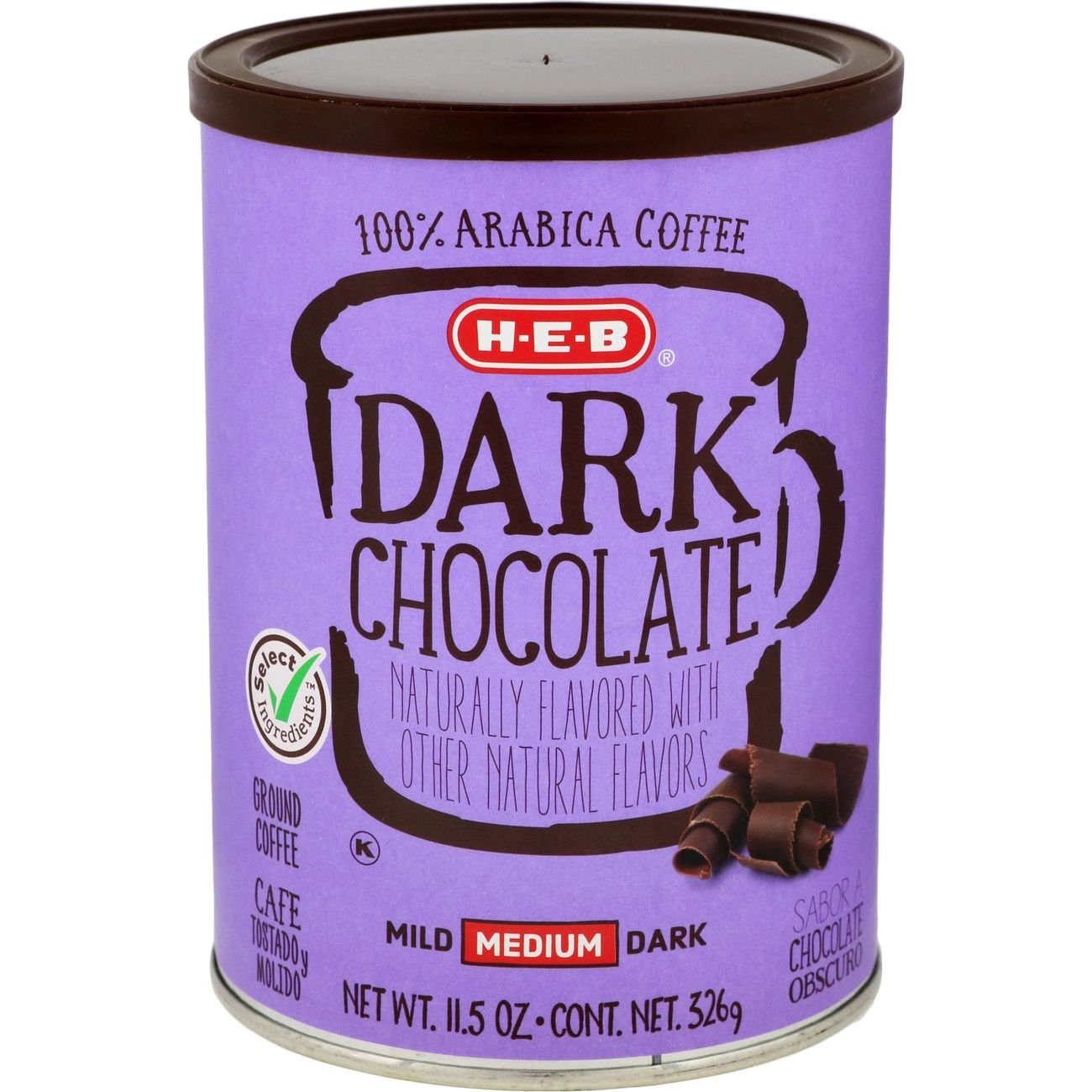 HEB Dark Chocolate Medium Roast Ground Coffee Shop Coffee at HEB