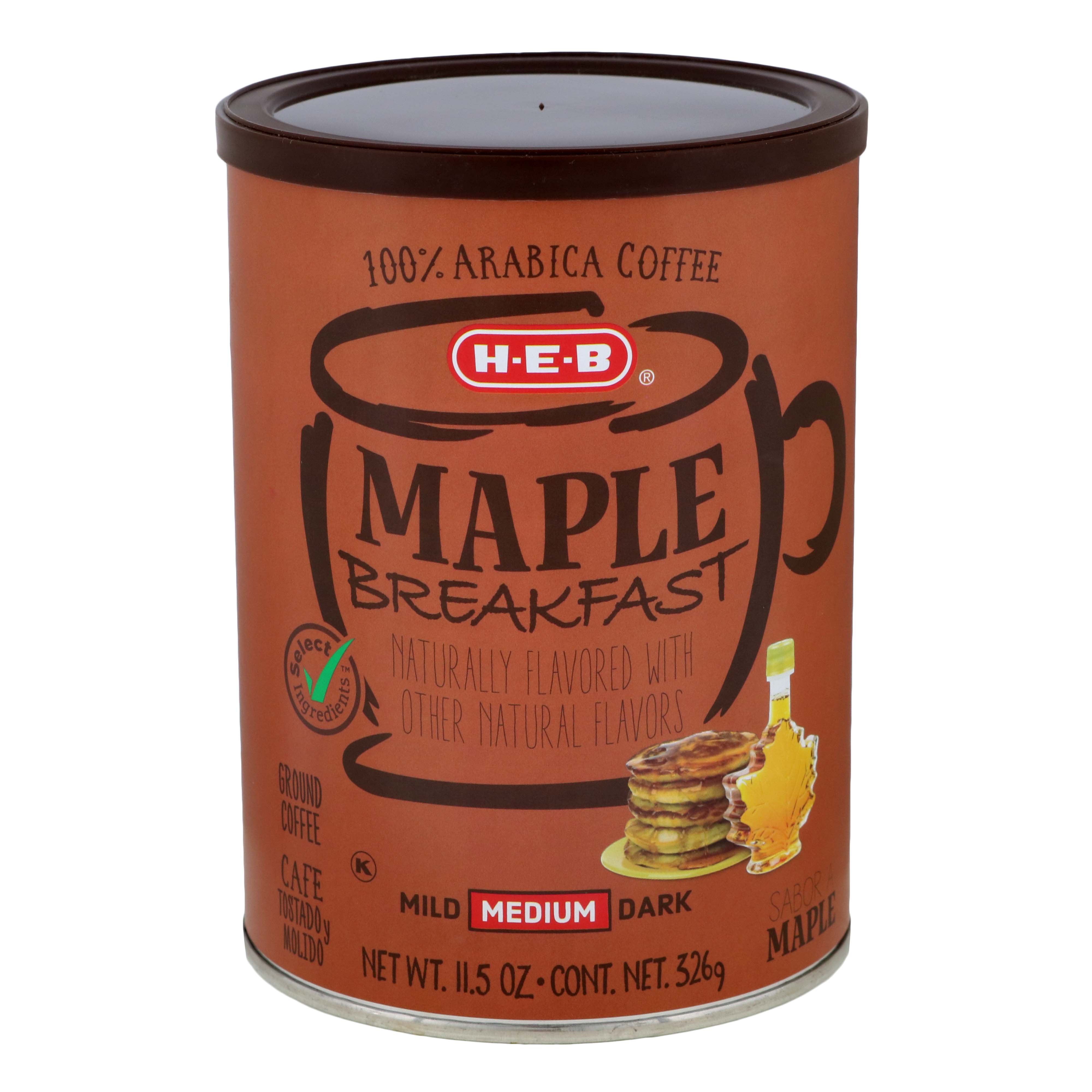 HEB Select Ingredients Maple Breakfast Medium Roast