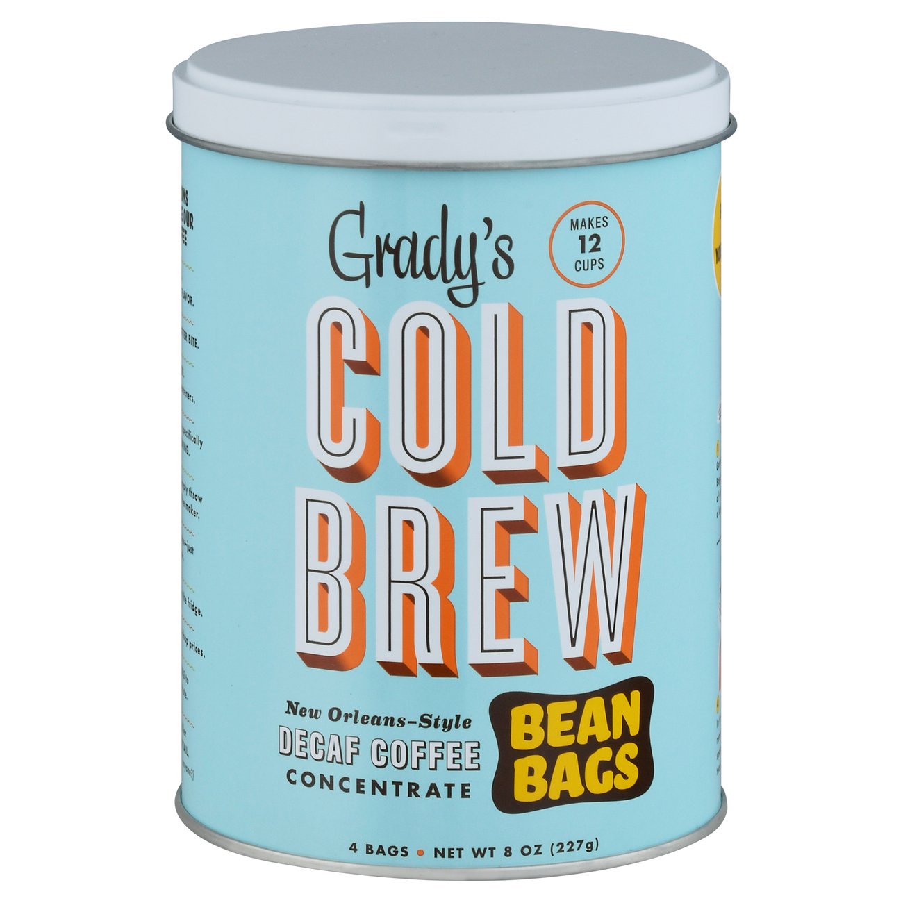 Grady S Cold Brew Decaf Coffee Concentrate Bean Bags Shop Coffee At H E B