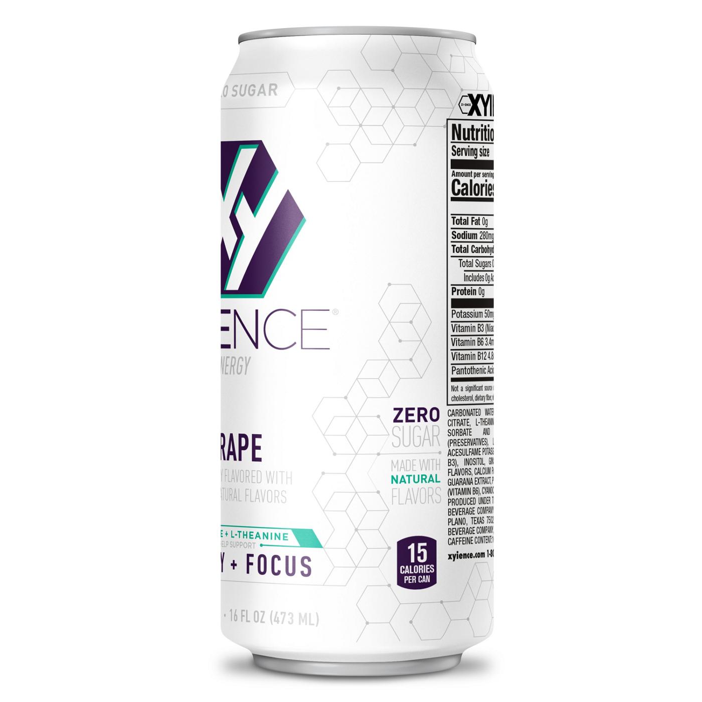 XYIENCE Zero Sugar Energy Drink - Grape - Shop Sports & energy drinks ...