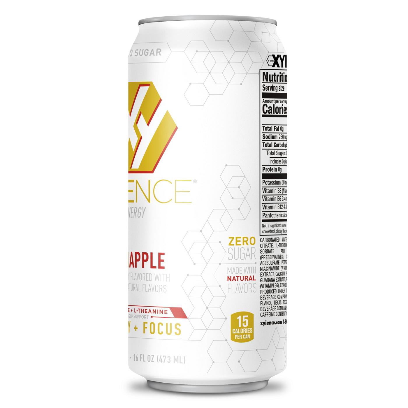 XYIENCE Zero Sugar Energy Drink - Fuji Apple; image 6 of 6