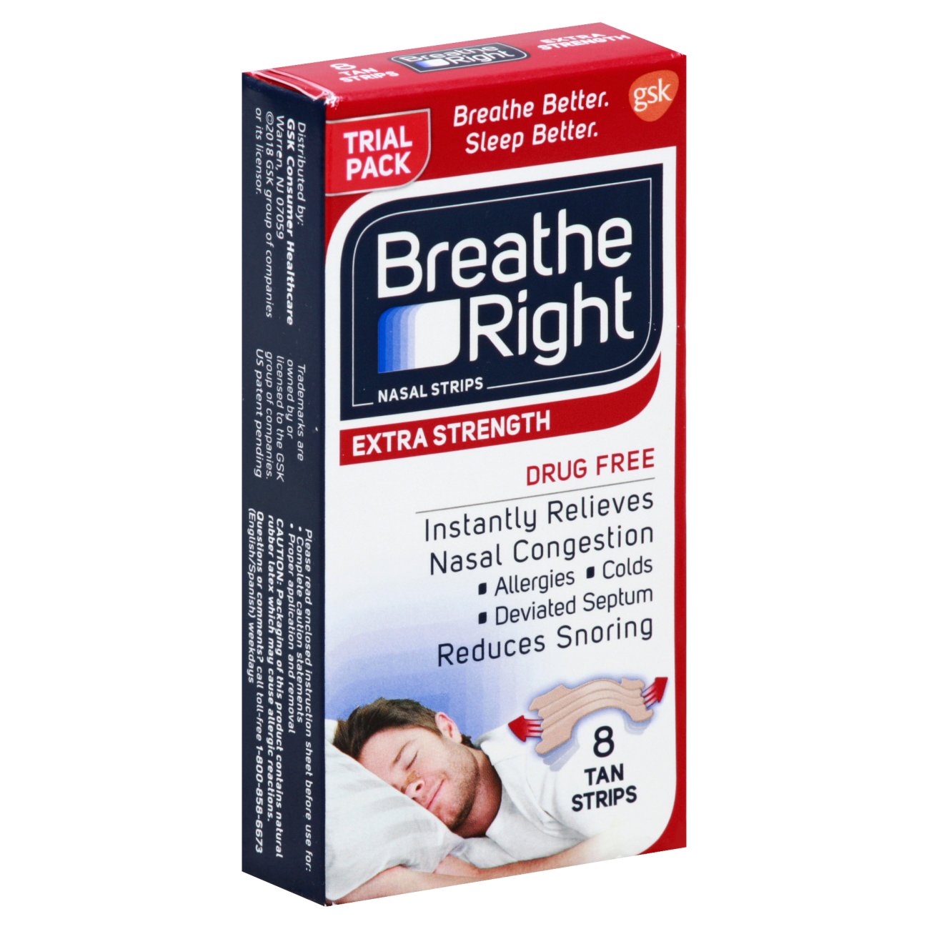 Breathe Right Extra Strength Tan Strips Shop Sinus & Allergy at HEB