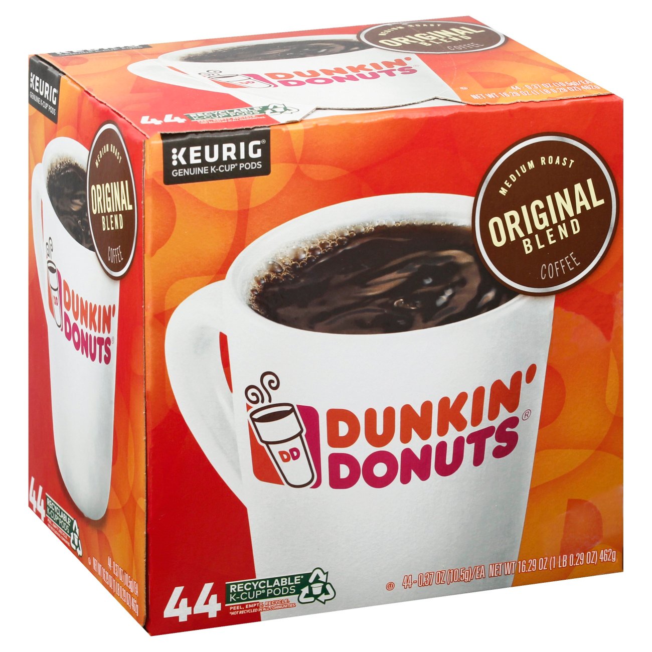 Dunkin Donuts Original Blend Medium Roast Single Serve Coffee K Cups Shop Coffee At H E B