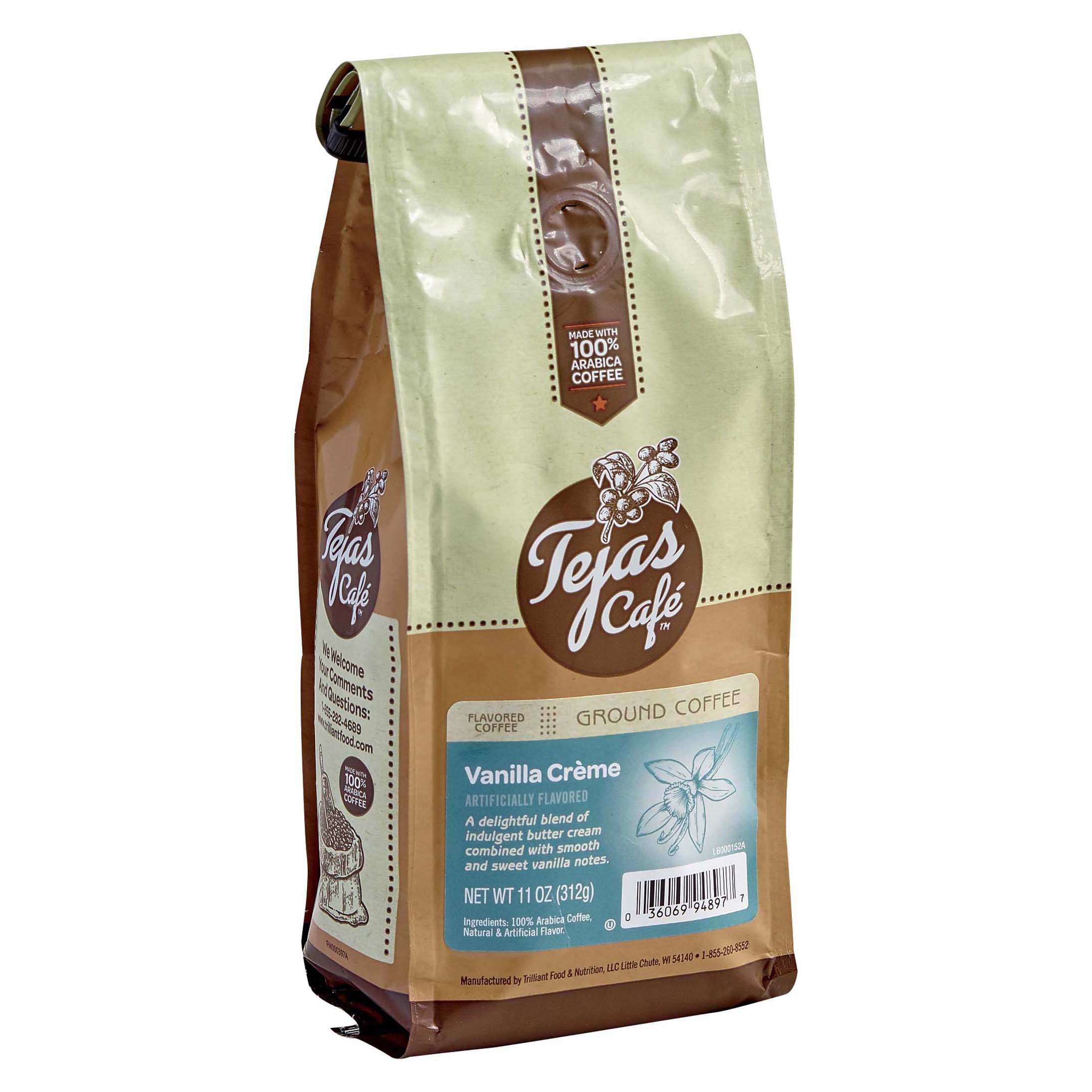 Tejas Cafe Vanilla Creme Ground Coffee Shop Coffee at HEB