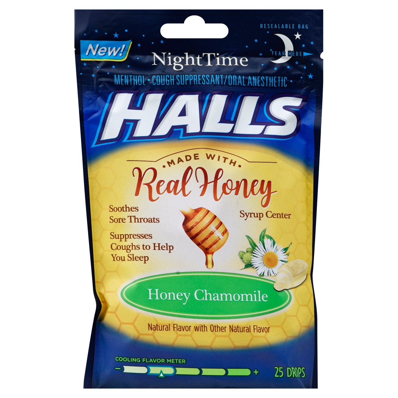 Halls Honey Chamomile Cough Drops Shop Cough, Cold & Flu at HEB