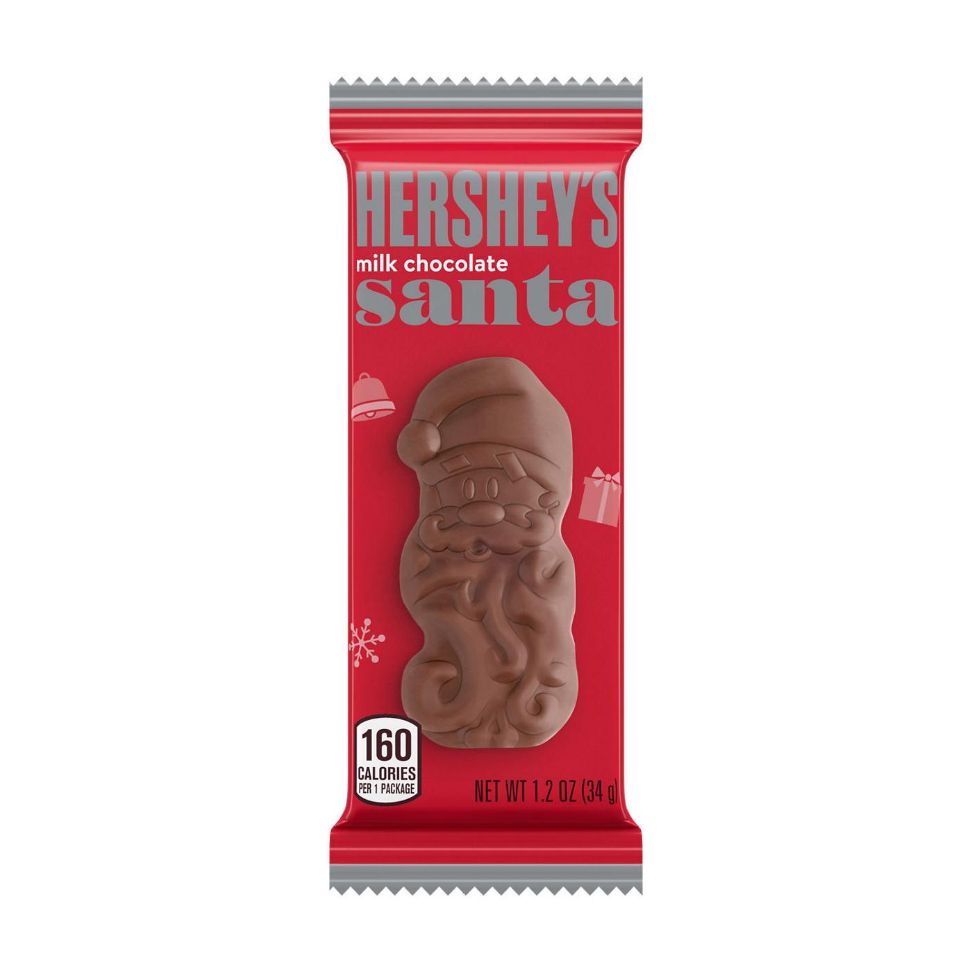 Hershey's Milk Chocolate Santa Christmas Candy; image 1 of 5