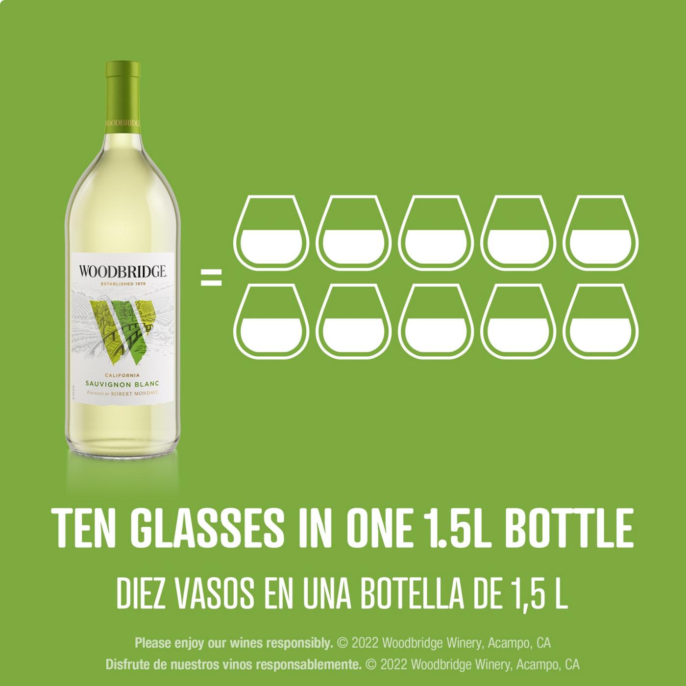 Woodbridge Sauvignon Blanc White Wine 1.5 L Bottle; image 3 of 9