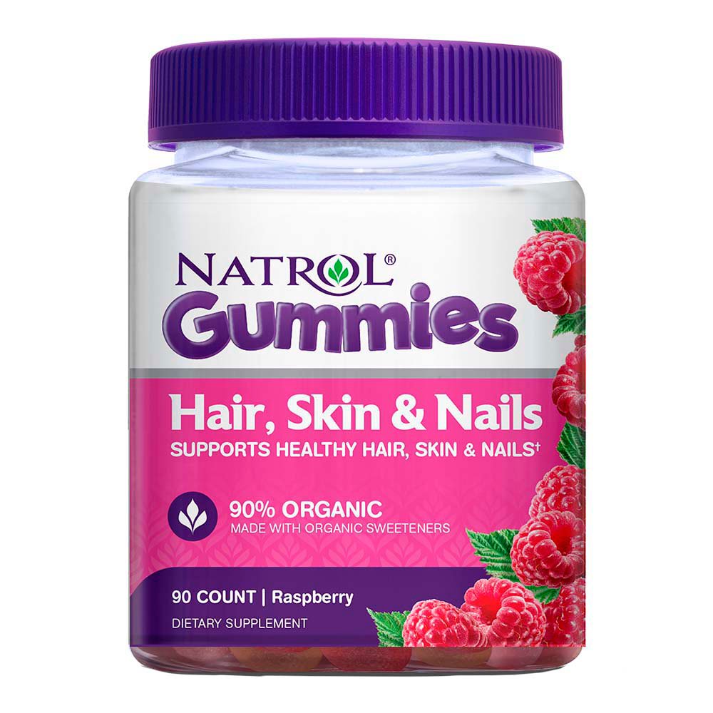 Natrol Gummies Hair Skin And Nails Raspberry - Shop Multivitamins At H-E-B