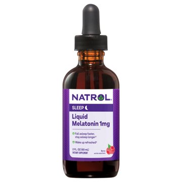 NATROL Liquid Melatonin 1mg, 2 oz
