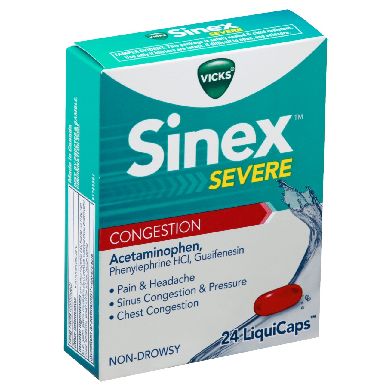 Vicks Sinex Severe Congestion LiquiCaps - Shop Sinus & Allergy at H-E-B