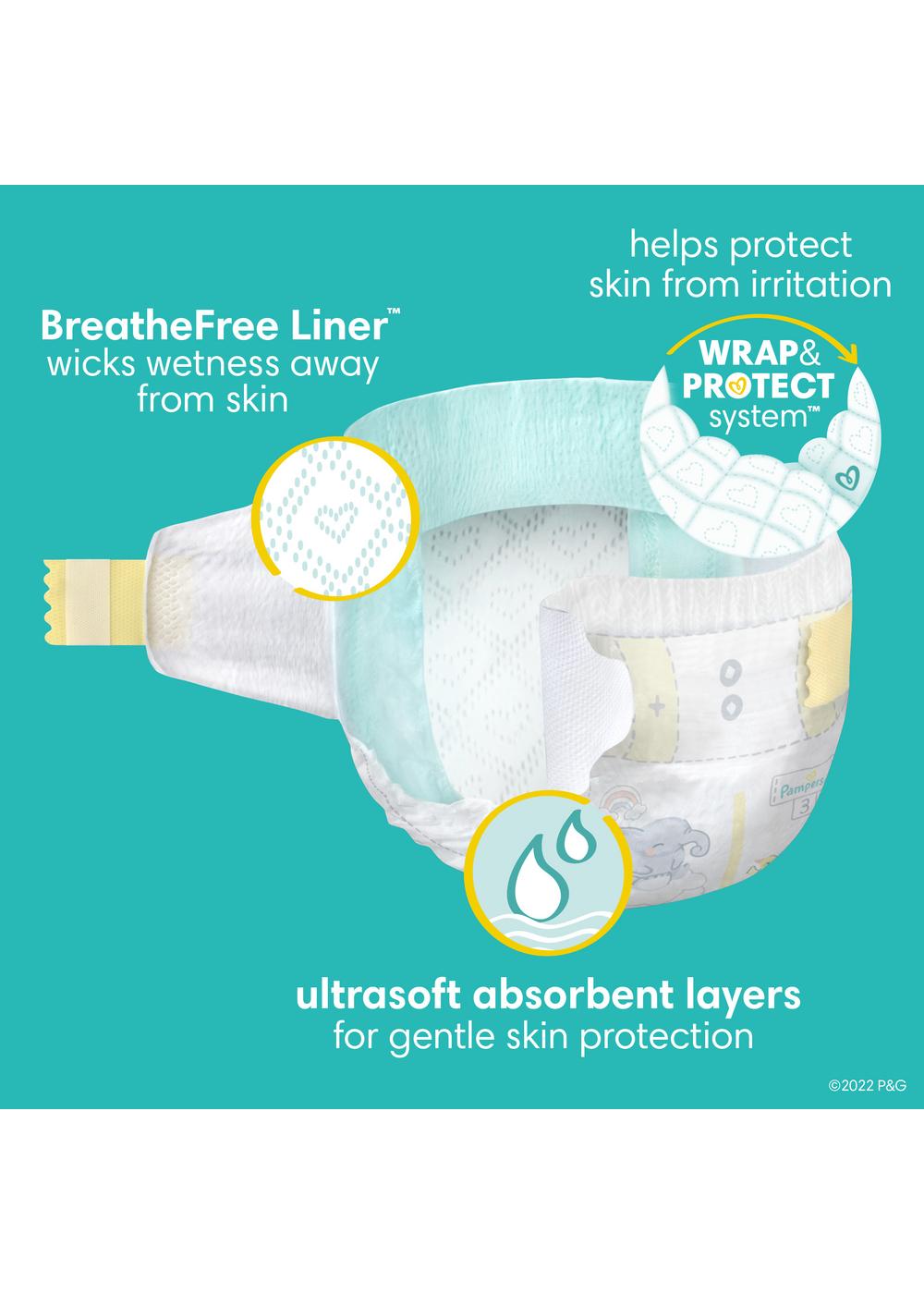 Pampers Swaddlers Baby Diapers - Size 4; image 2 of 2
